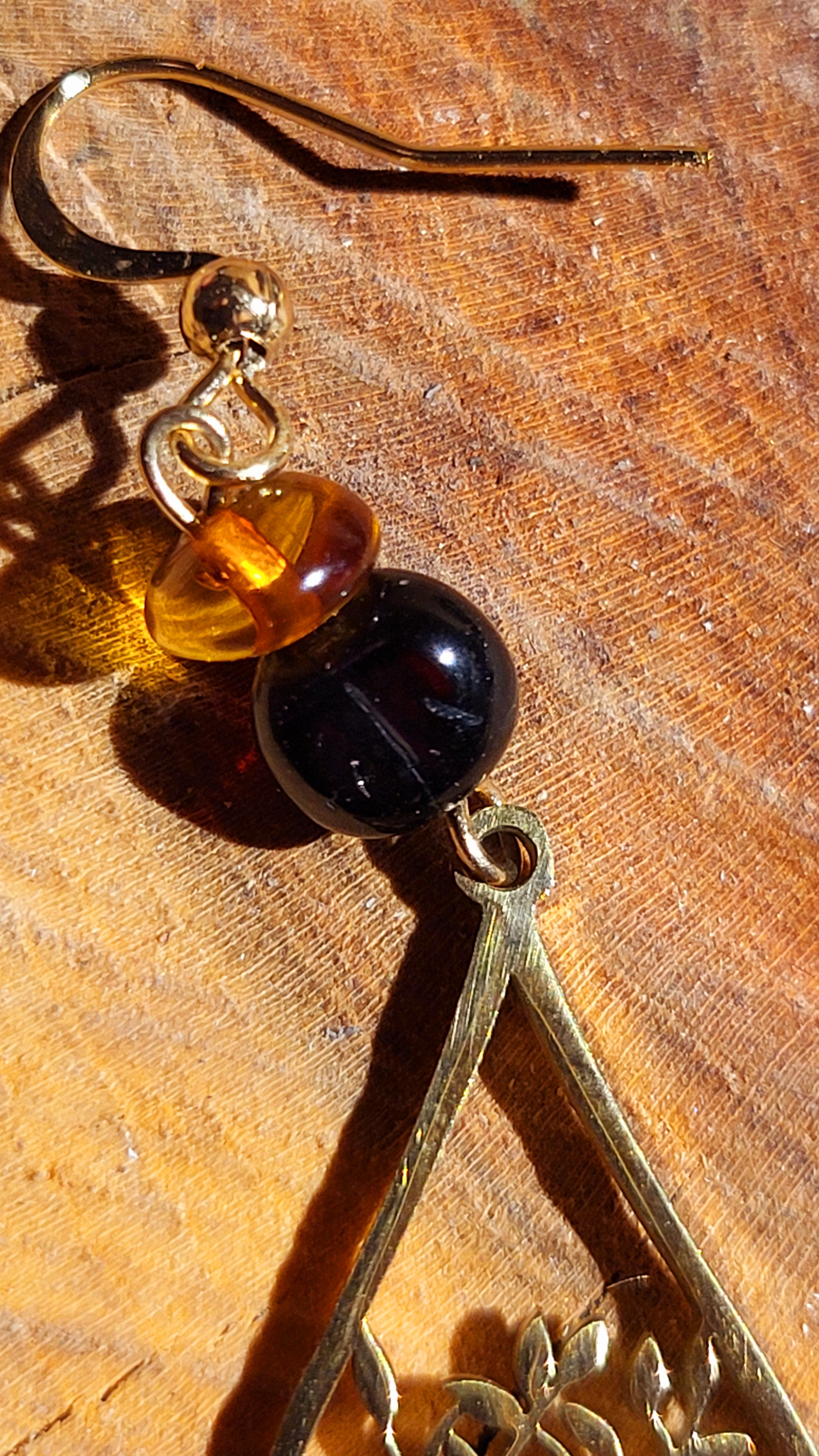 Boucles d'oreilles Arbre de vie stylisé