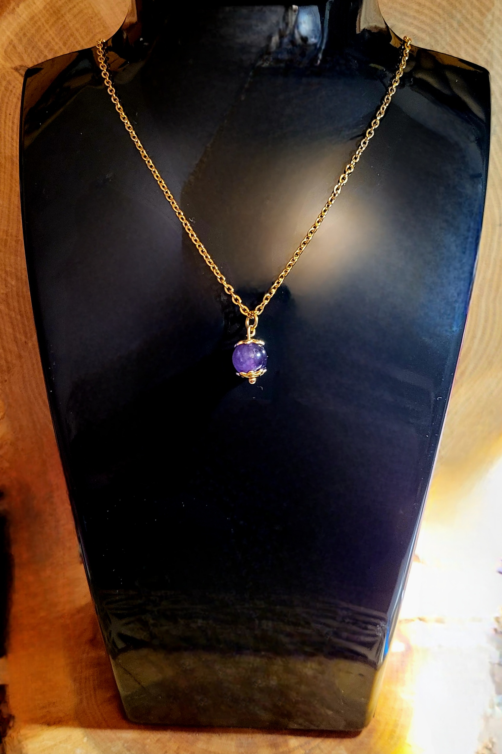 Collier d'Améthyste élégant
