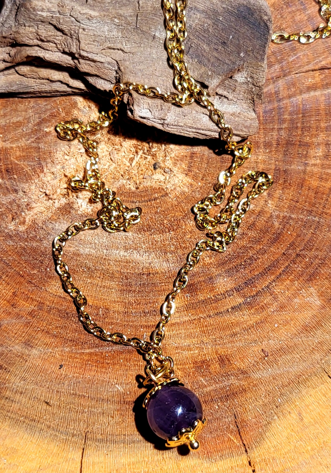 Collier d'Améthyste élégant