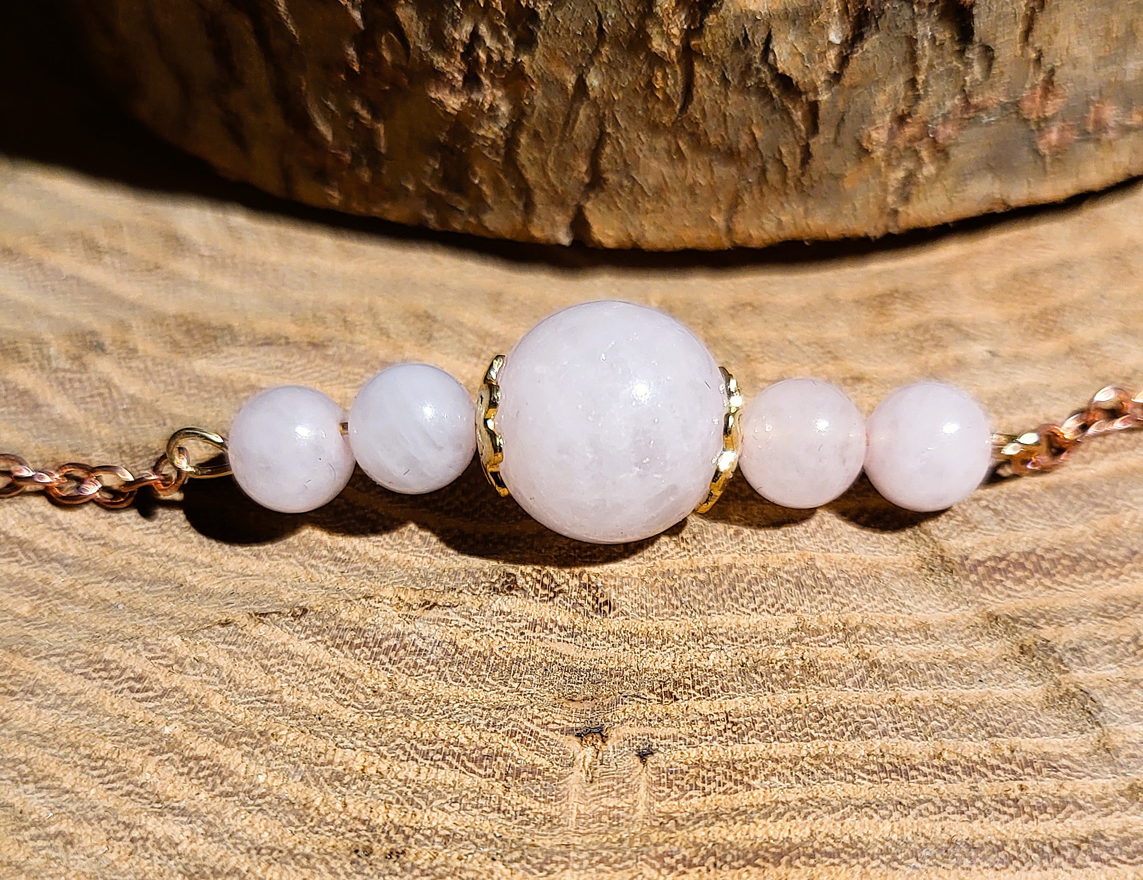 Pendule Quartz rose et Papillon