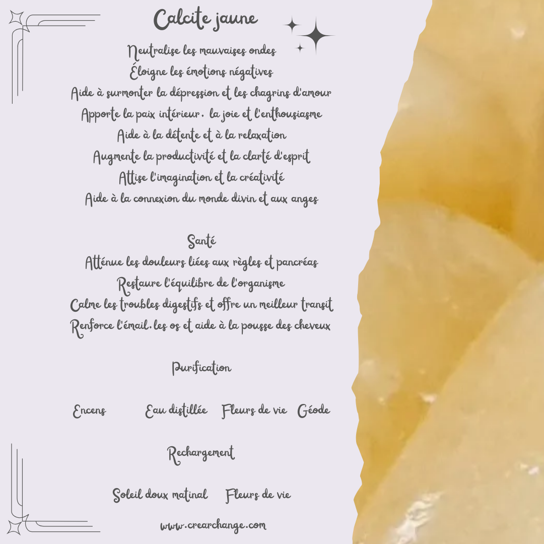 Calcite jaune