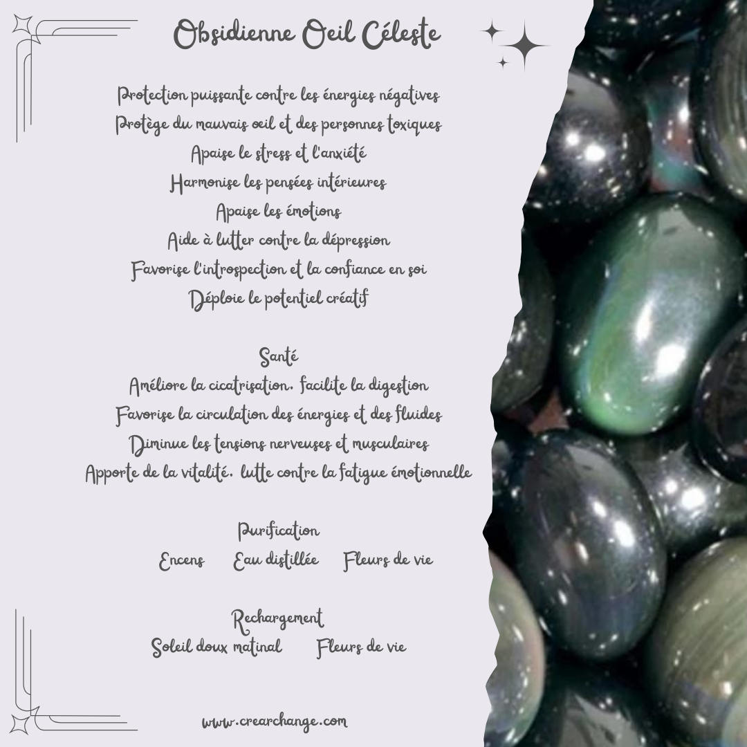 Obsidienne Oeil Céleste