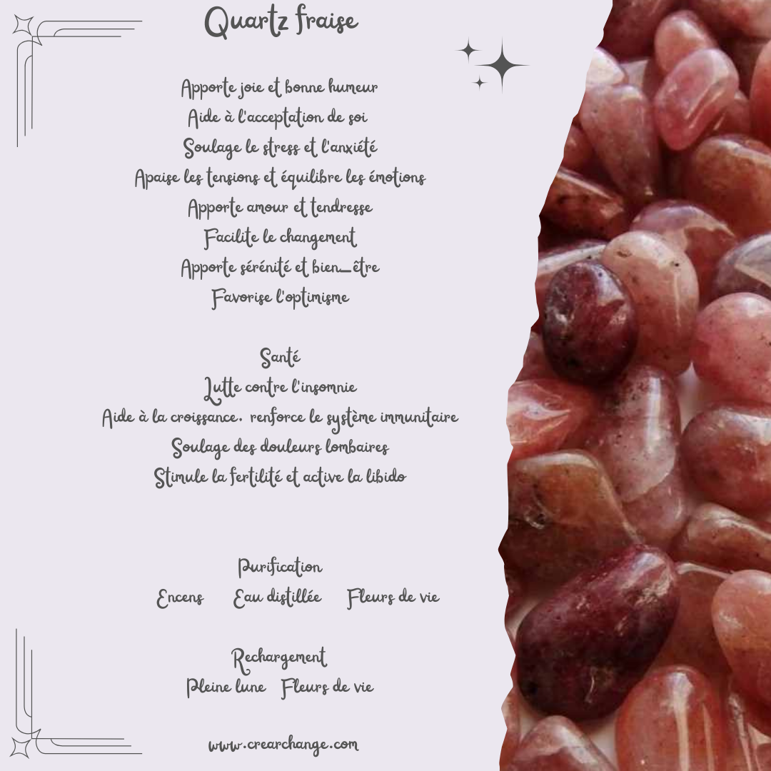 Quartz fraise