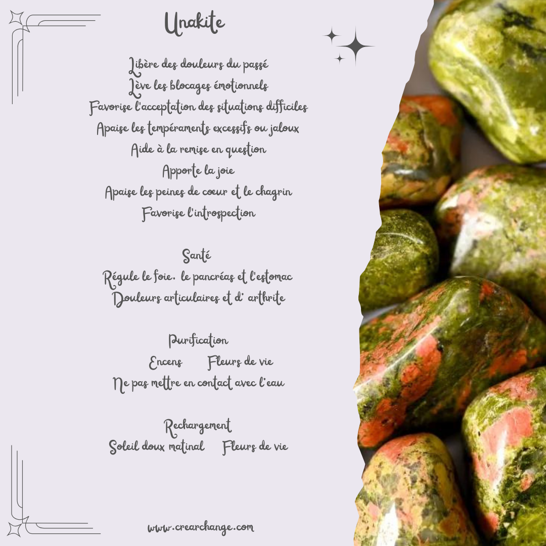 Créoles Unakite 