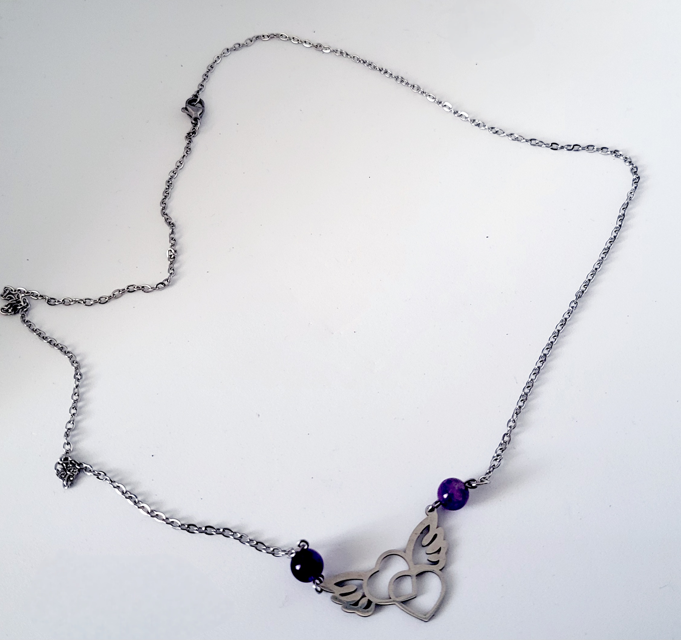 Collier "amour infinie" Améthyste