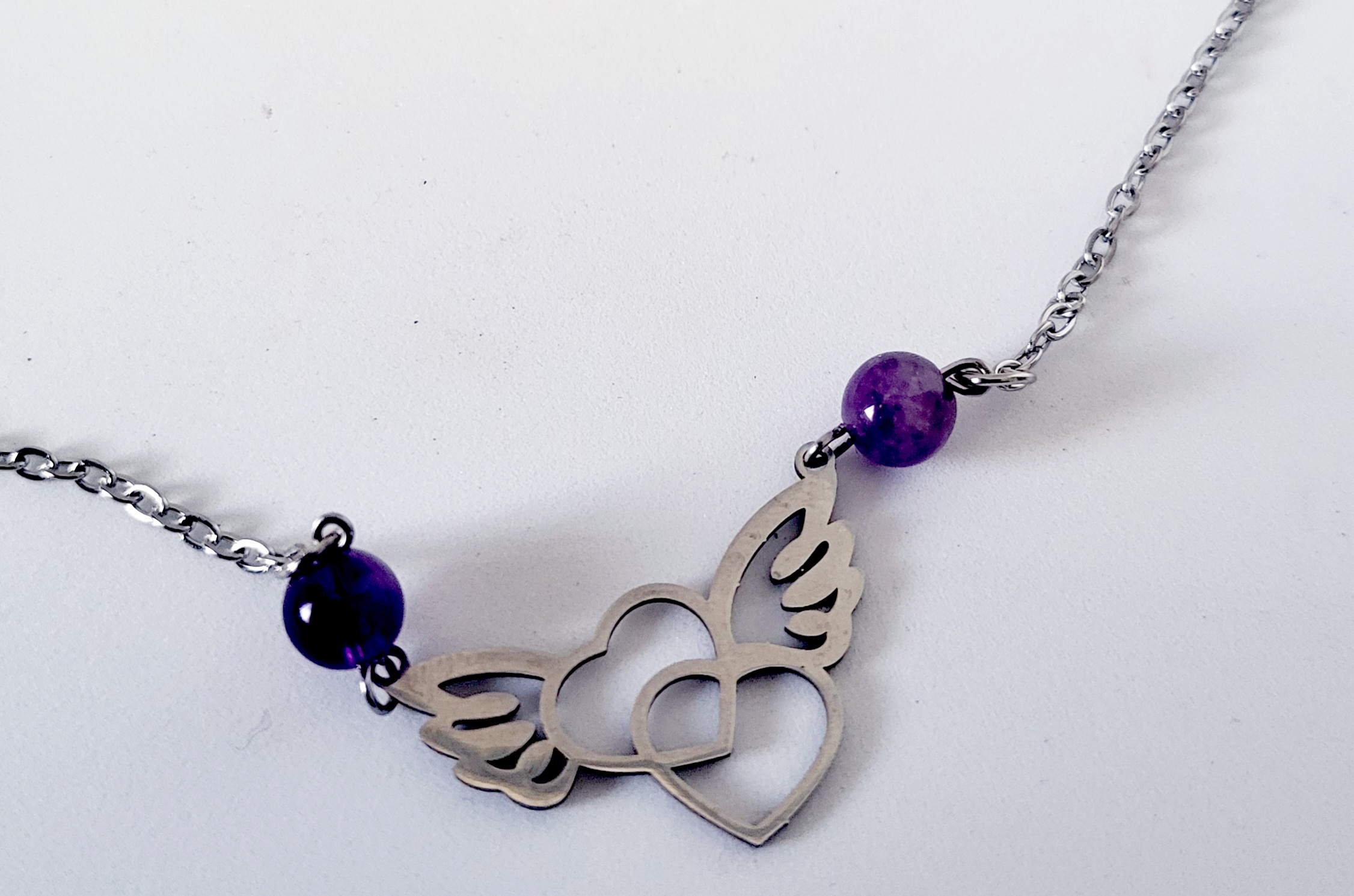 Collier "amour infinie" Améthyste