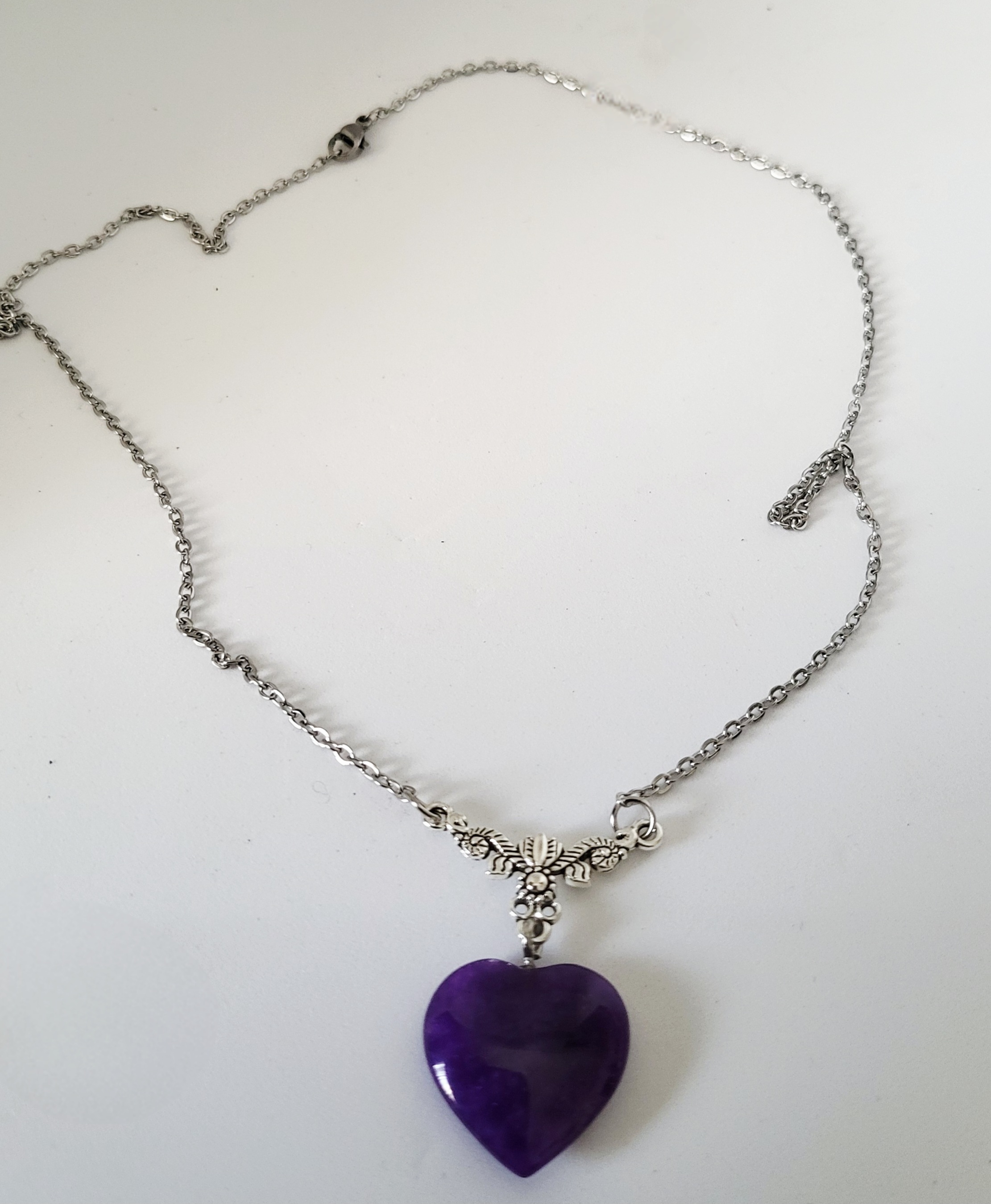 Coeur baroque Améthyste