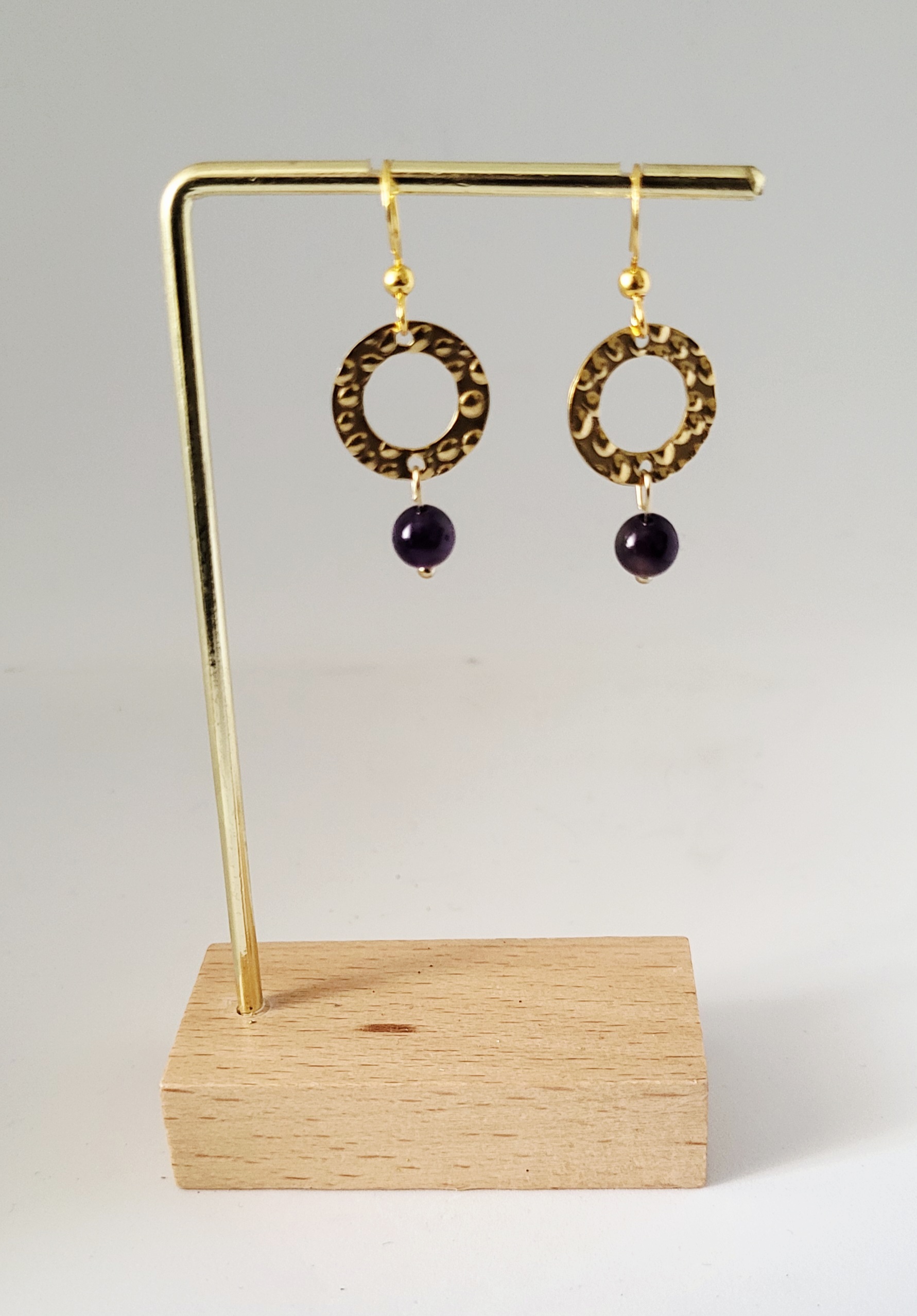 Boucles "Audacieuses" Améthyste