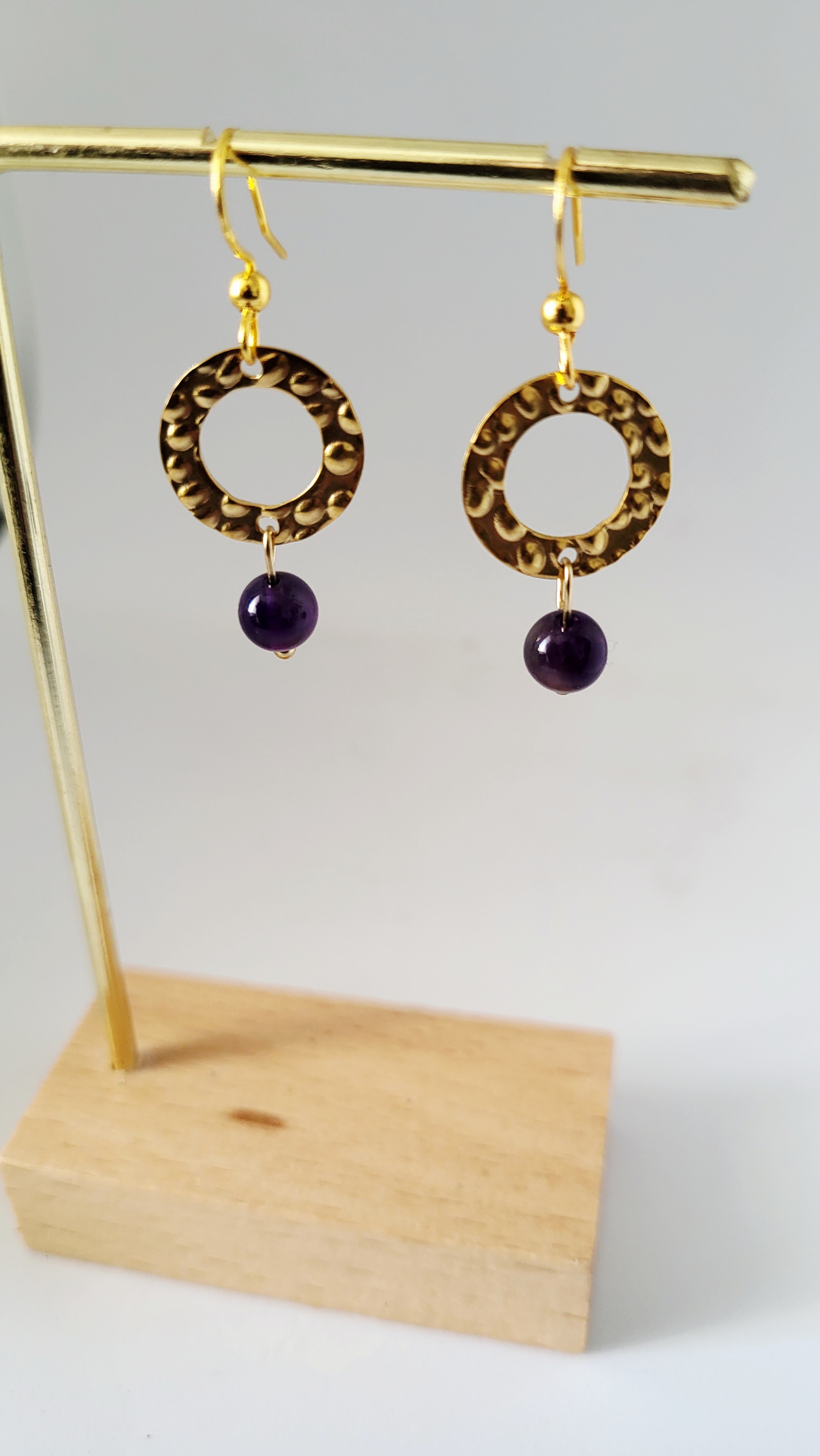 Boucles "Audacieuses" Améthyste