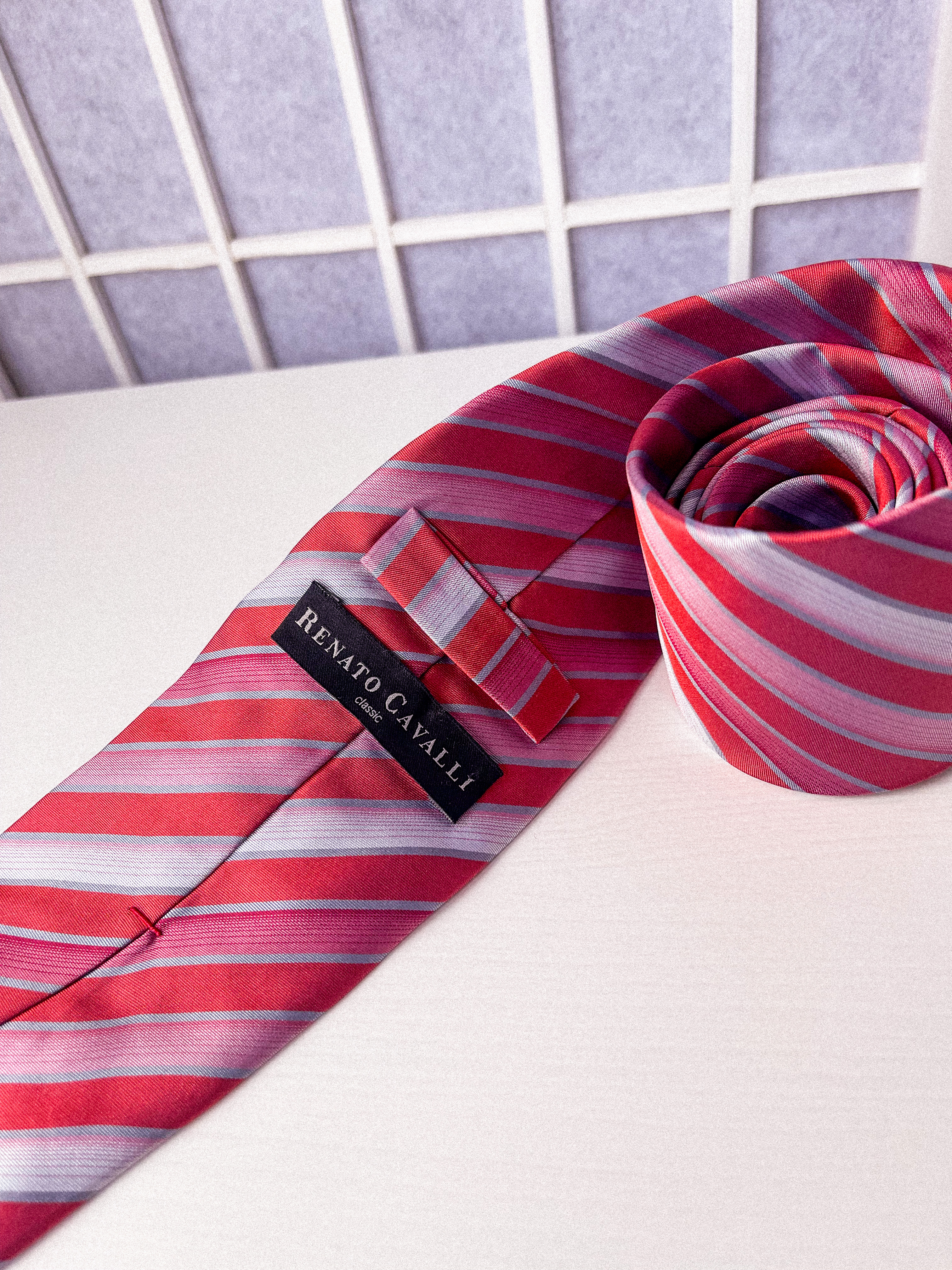 RENATO CAVALLI ryškus kaklaraištis