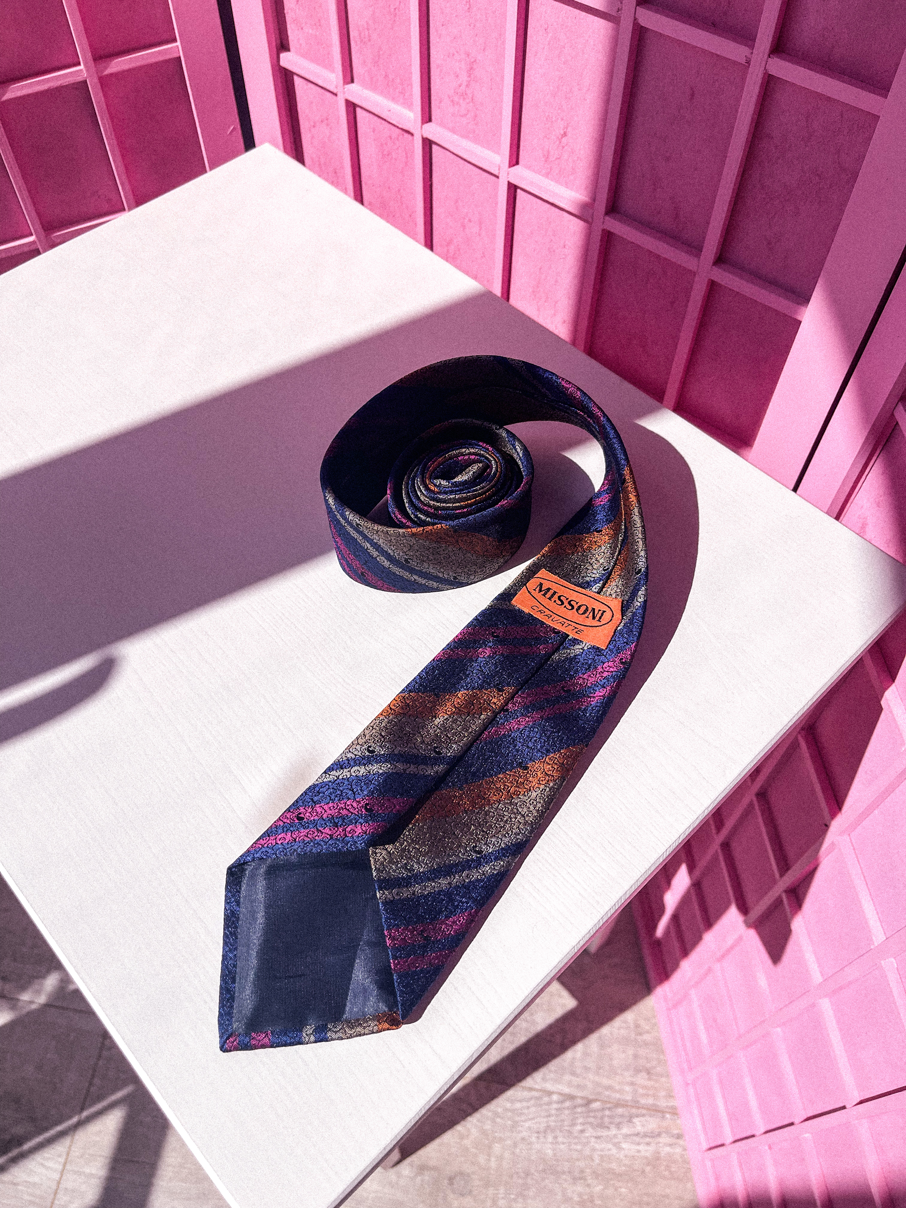 MISSONI spalvingas kaklaraištis