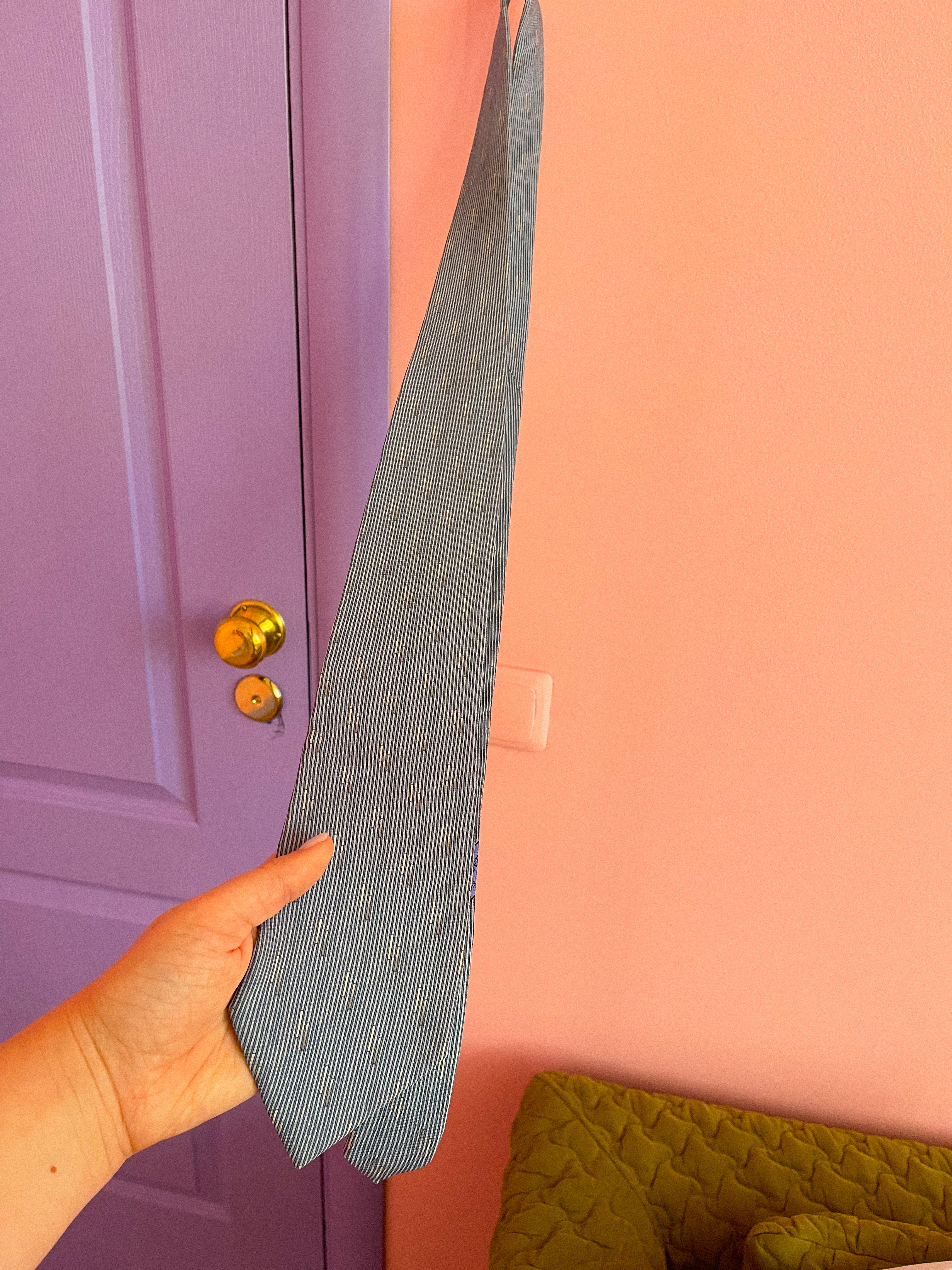 VALENTINO GARAVANI melsvas kaklaraištis