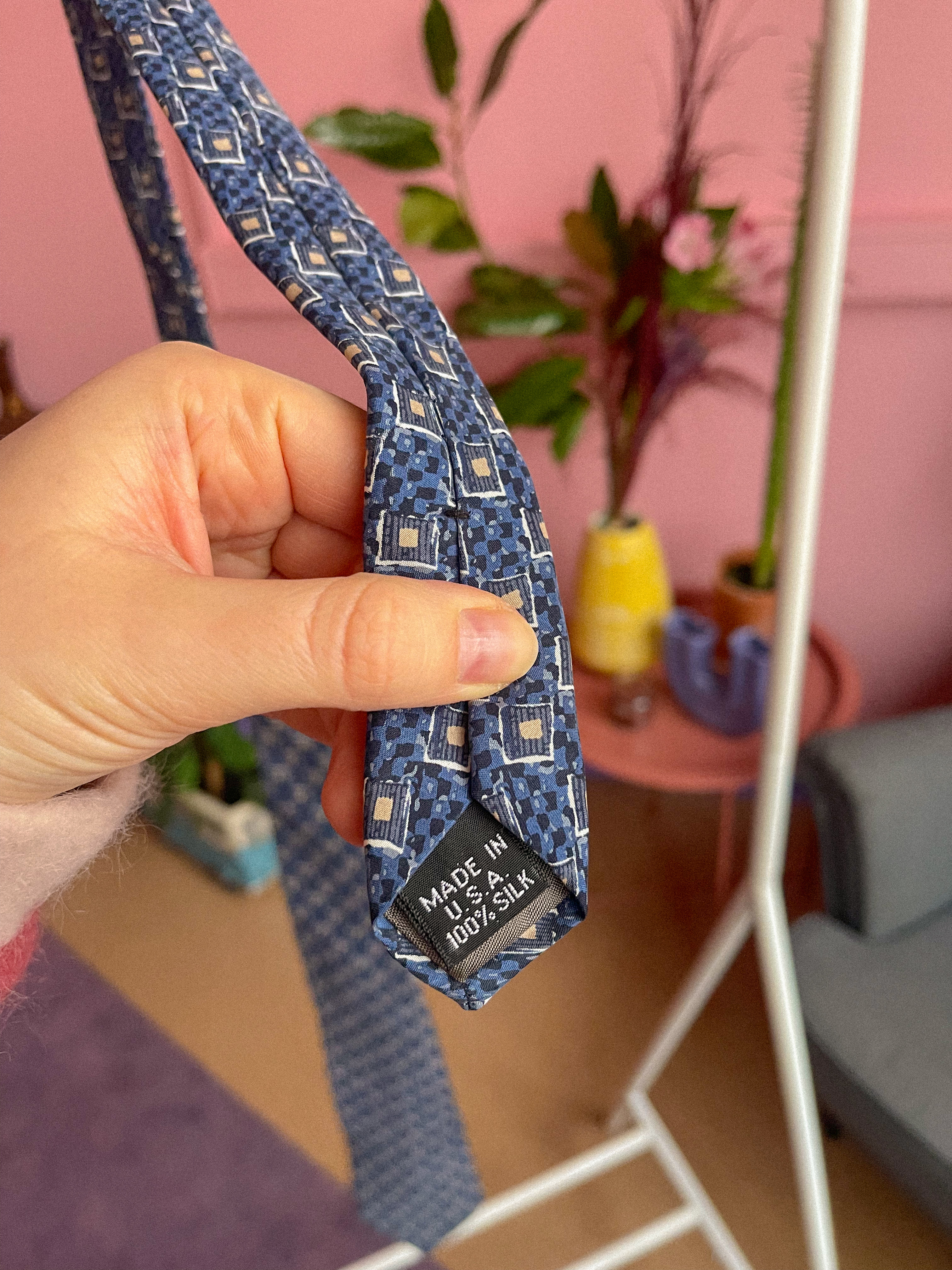 OSCAR DE LA RENTA raštuotas kaklaraištis