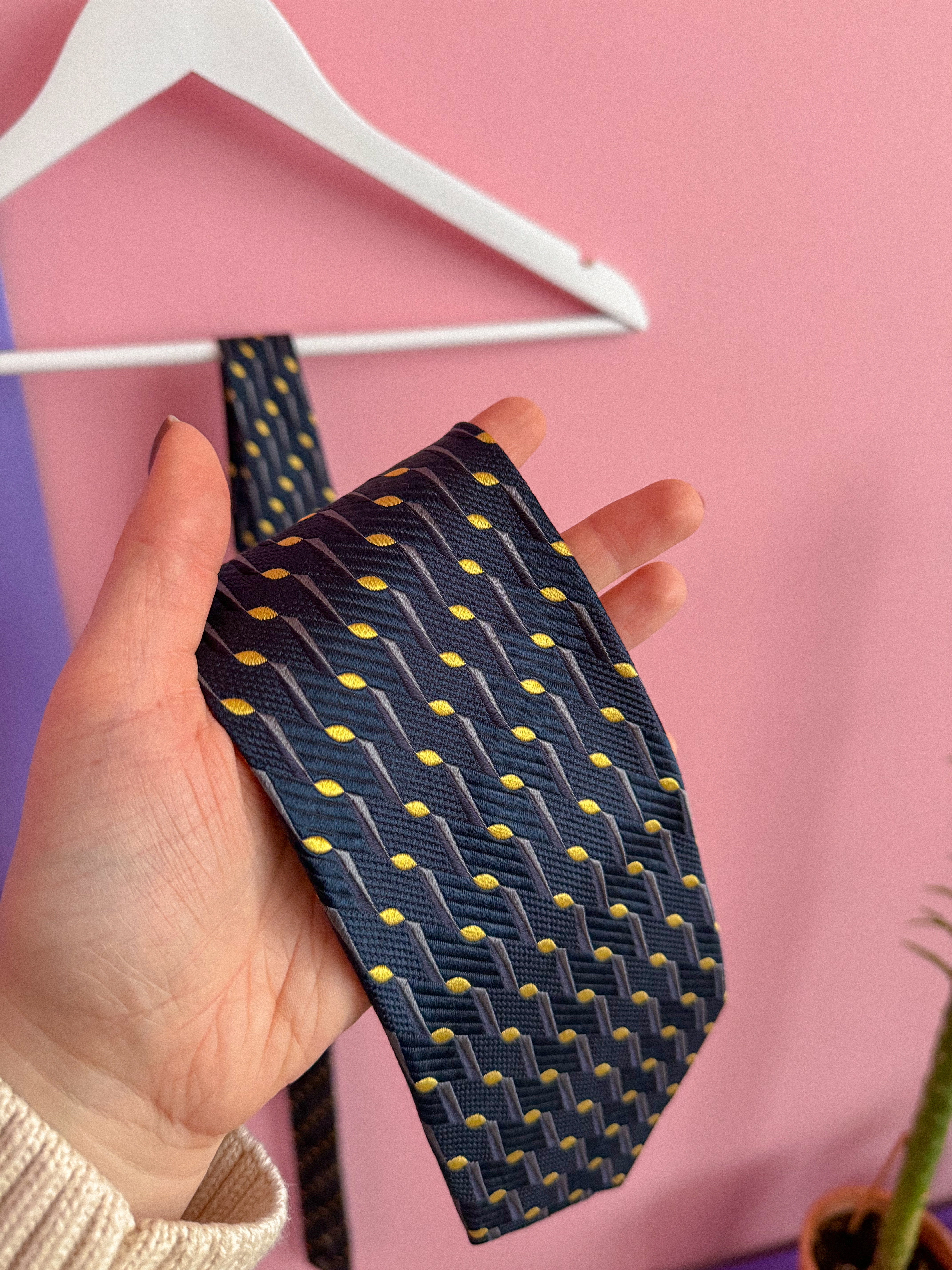 ERMENEGILDO ZEGNA mėlynas kaklaraištis