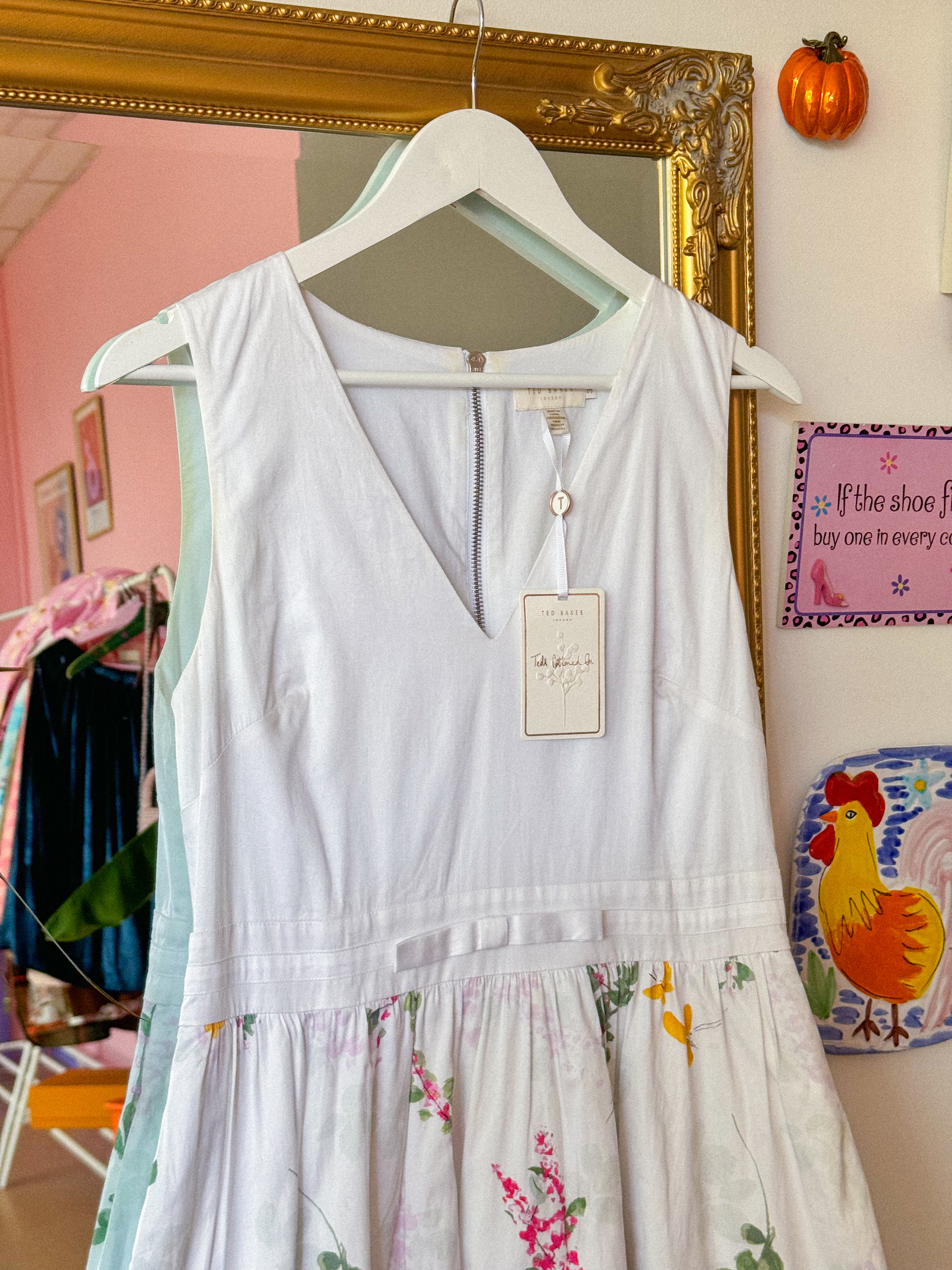 TED BAKER medvilninė suknelė