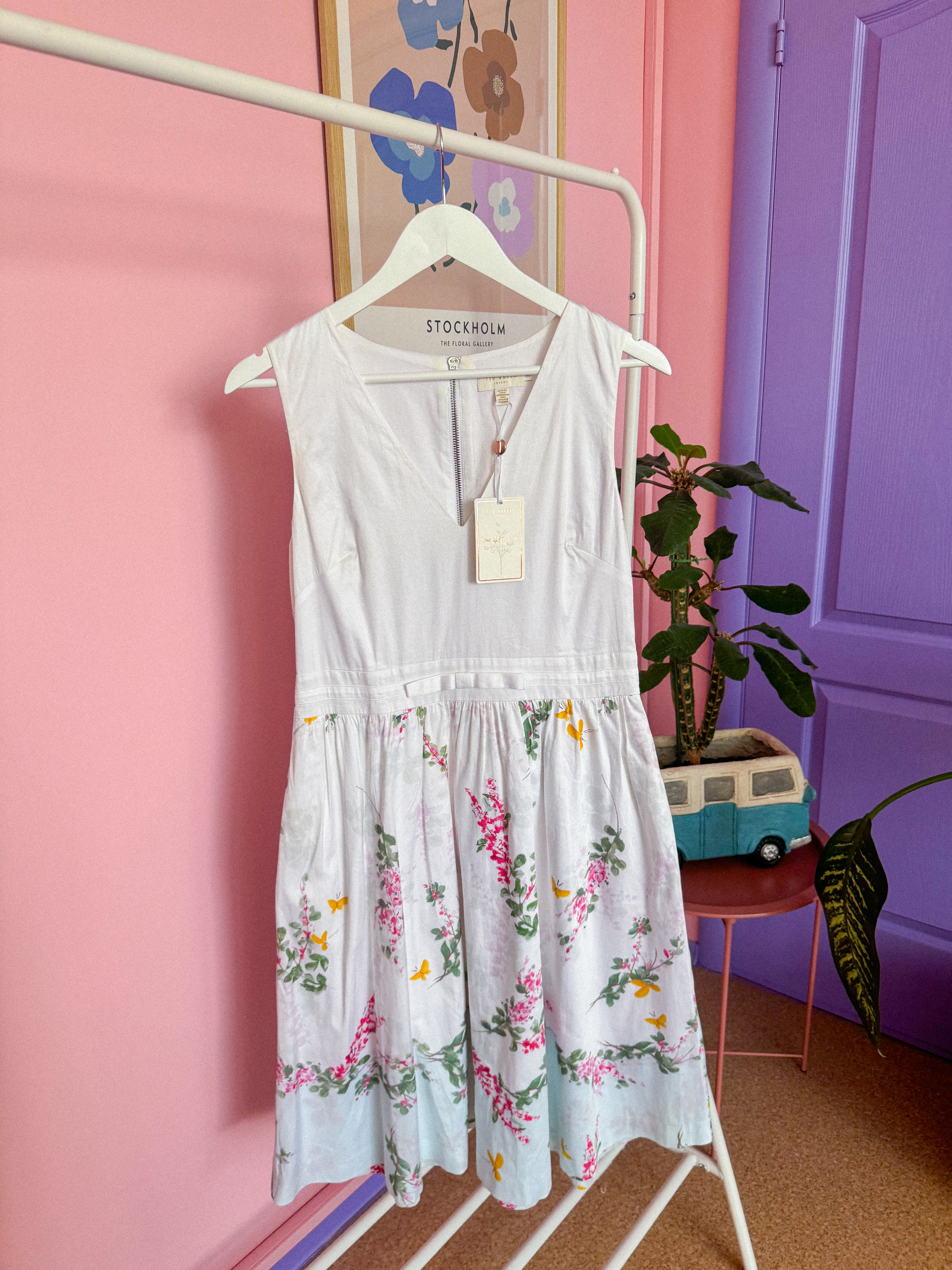 TED BAKER medvilninė suknelė