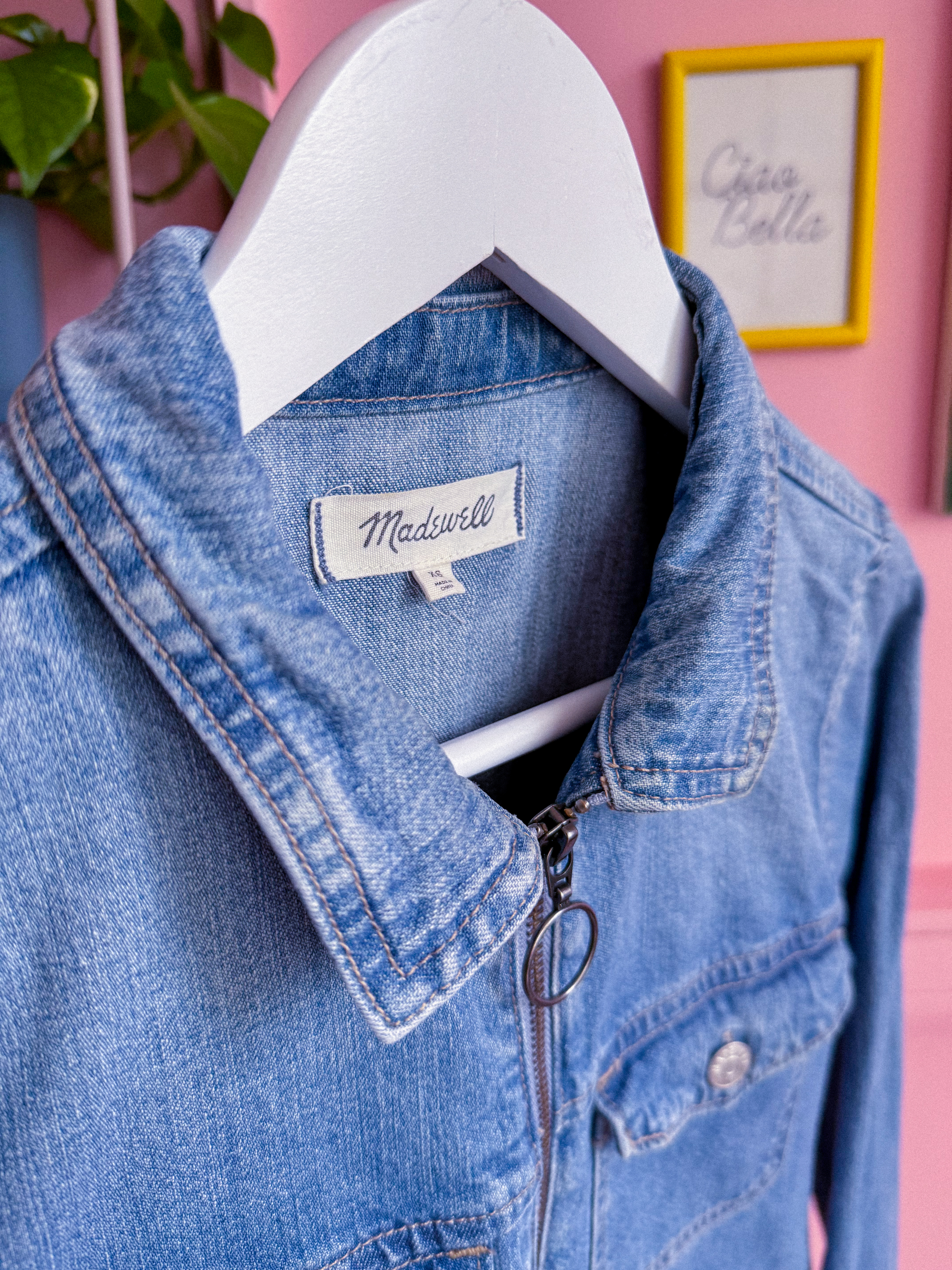 MADEWELL džinsinė suknelė