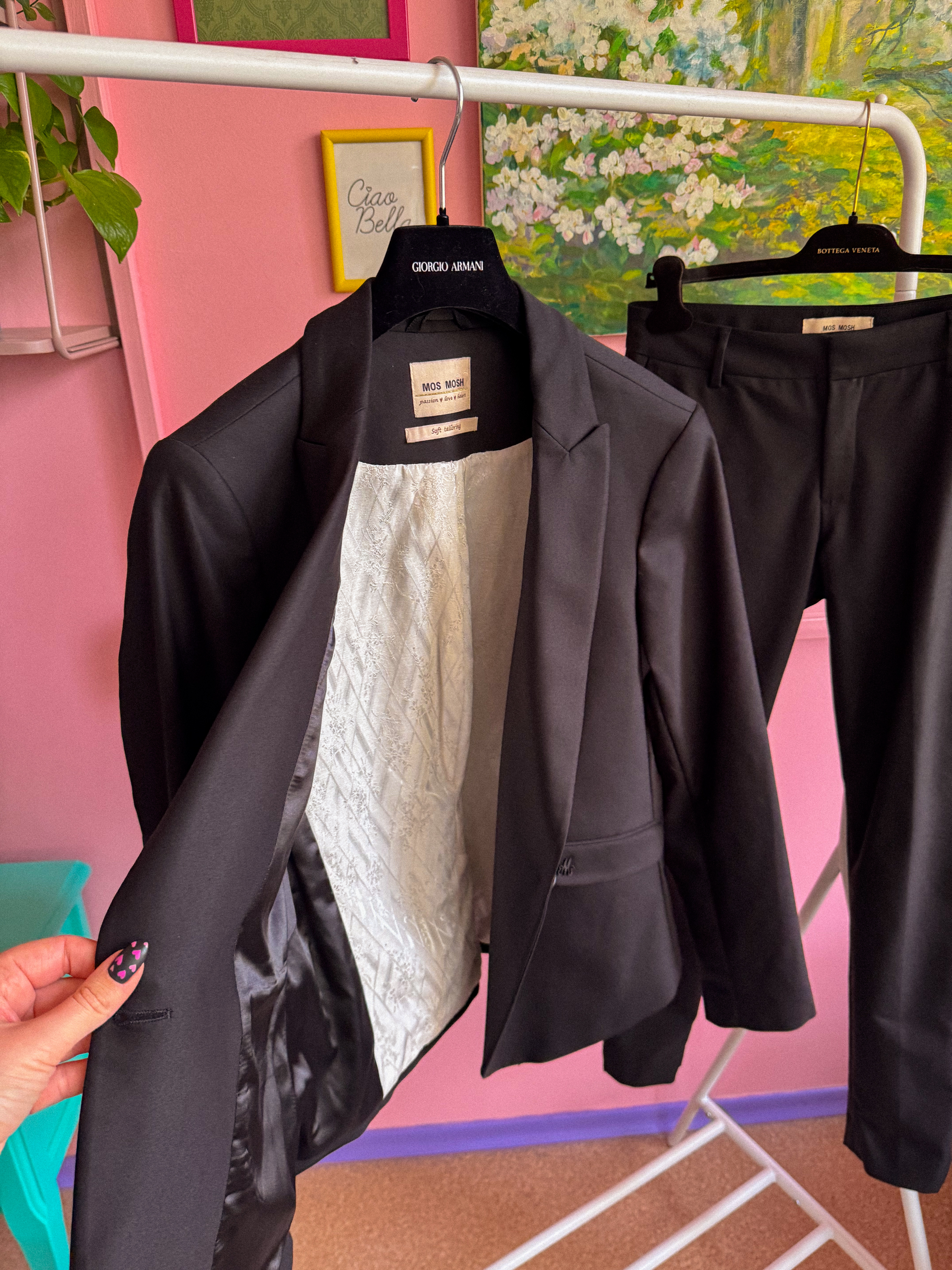 MOS MOSH juodas kostiumas