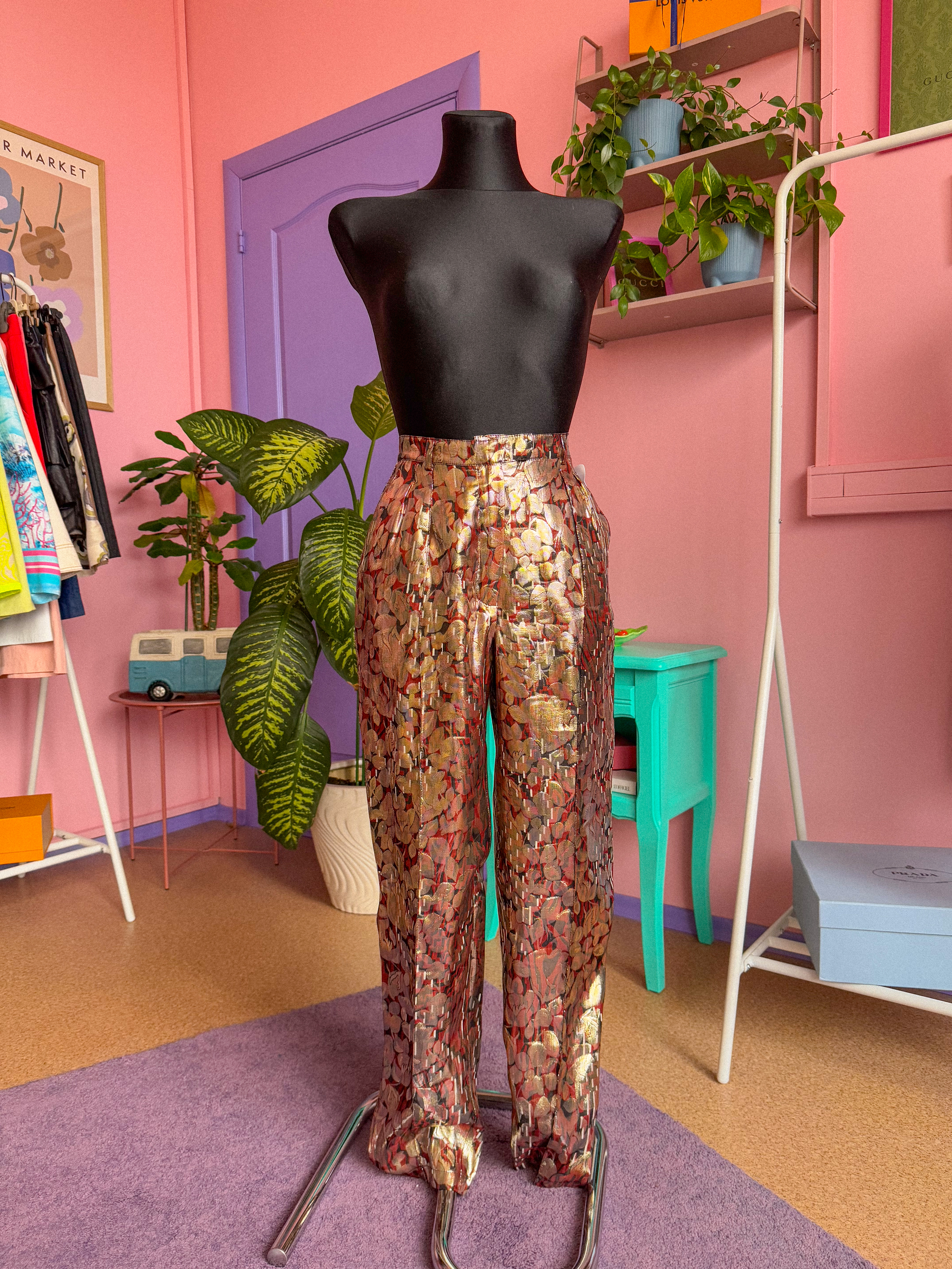 HAYLEY MENZIES šilkinės kelnės