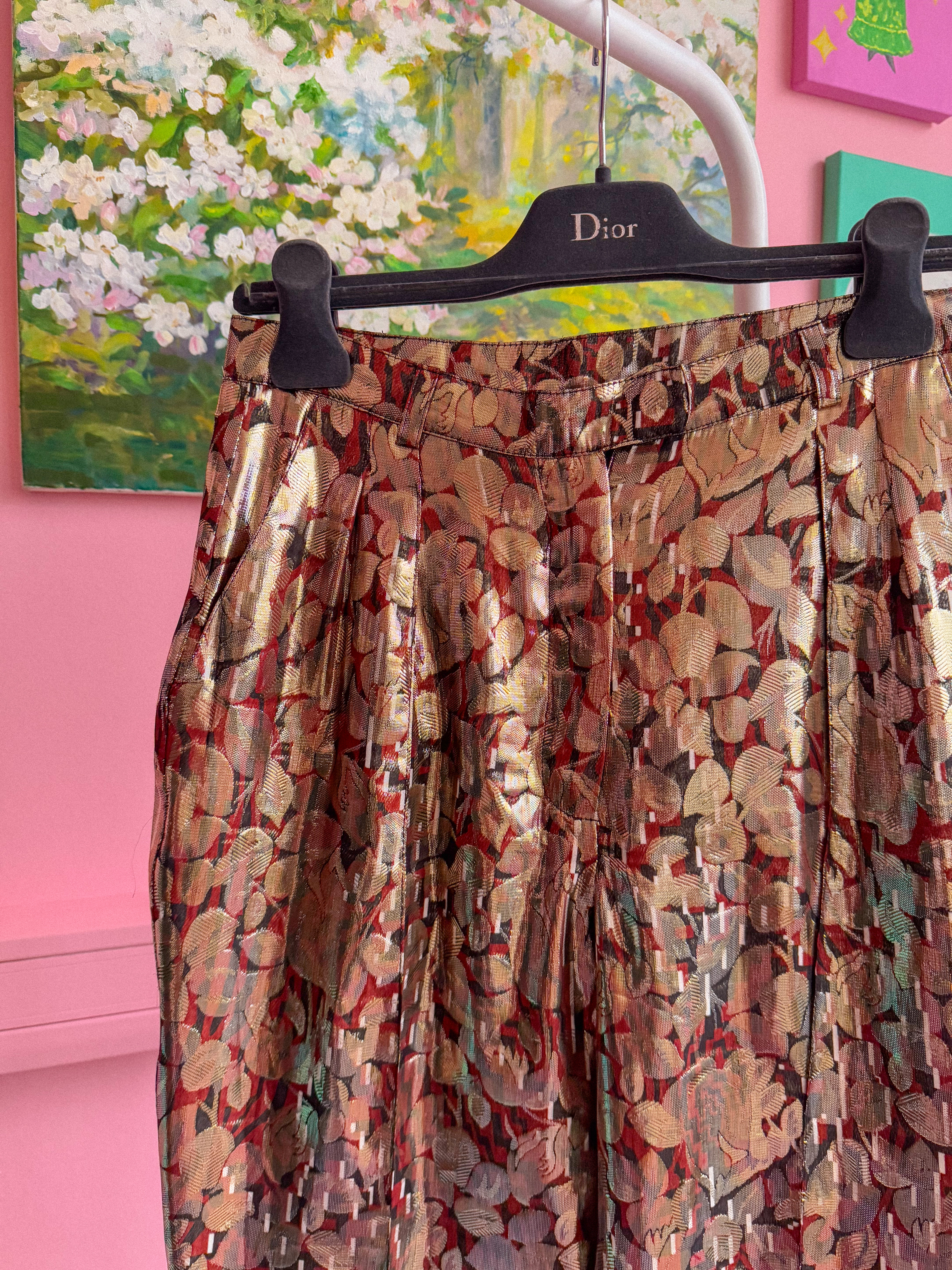 HAYLEY MENZIES šilkinės kelnės