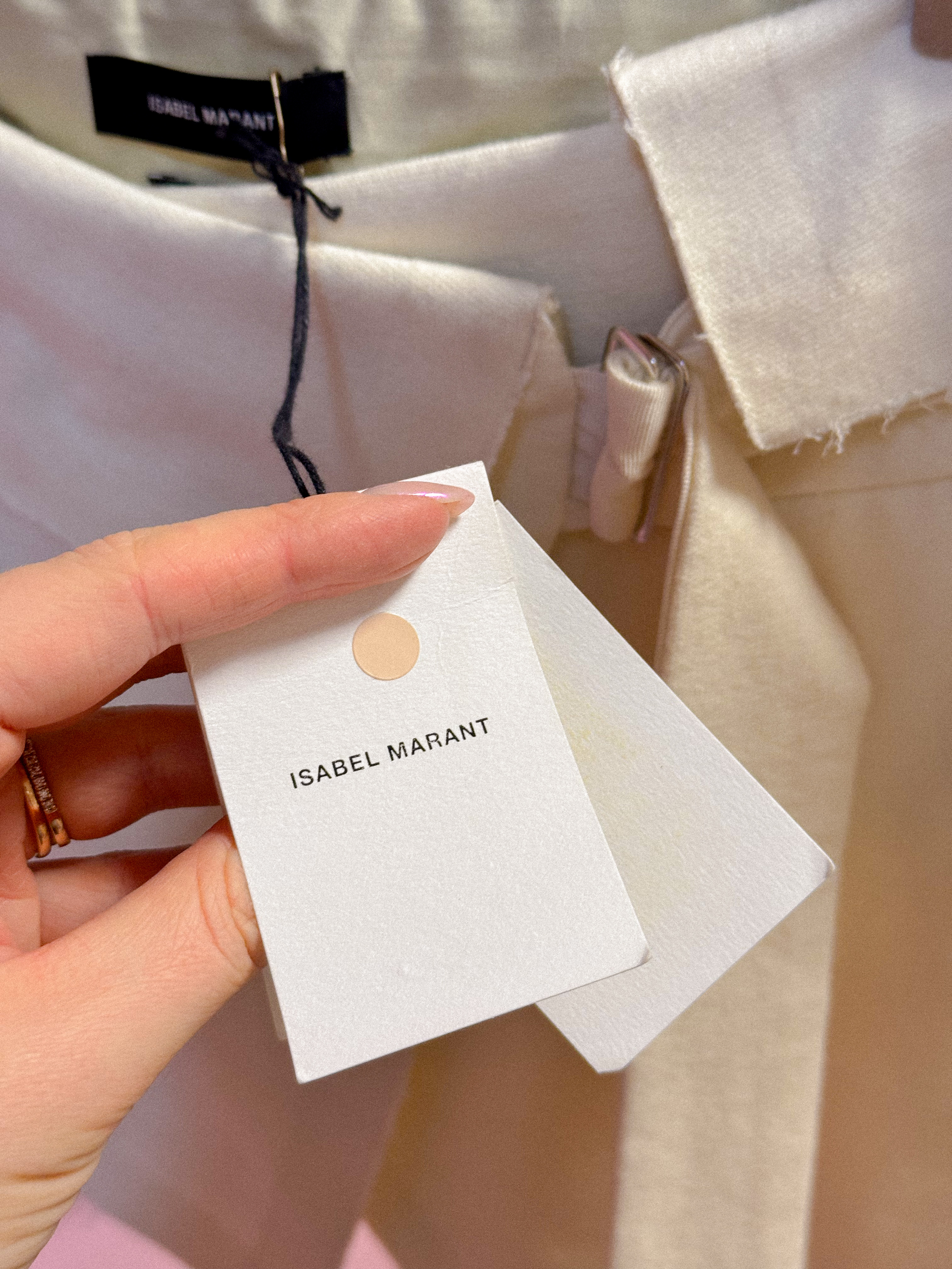 ISABEL MARANT kreminis sijonas