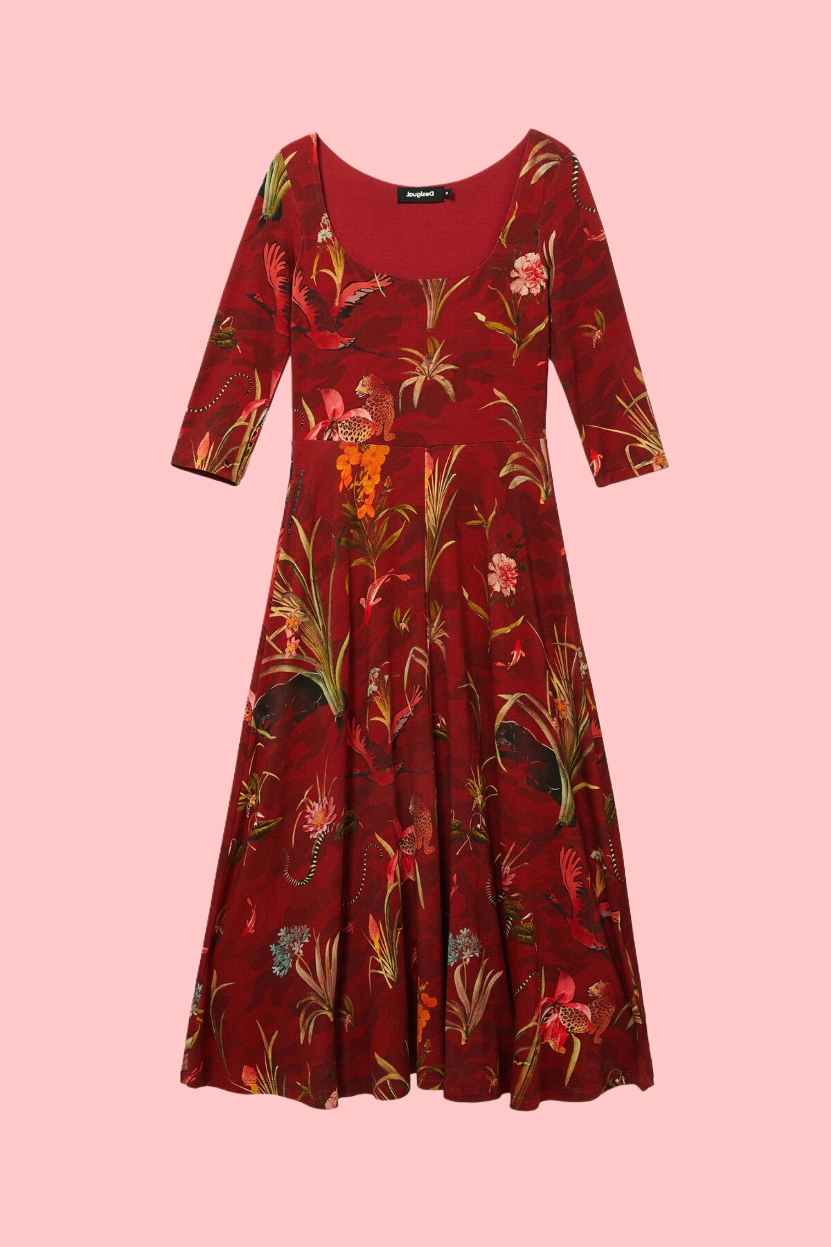 DESIGUAL midi suknelė