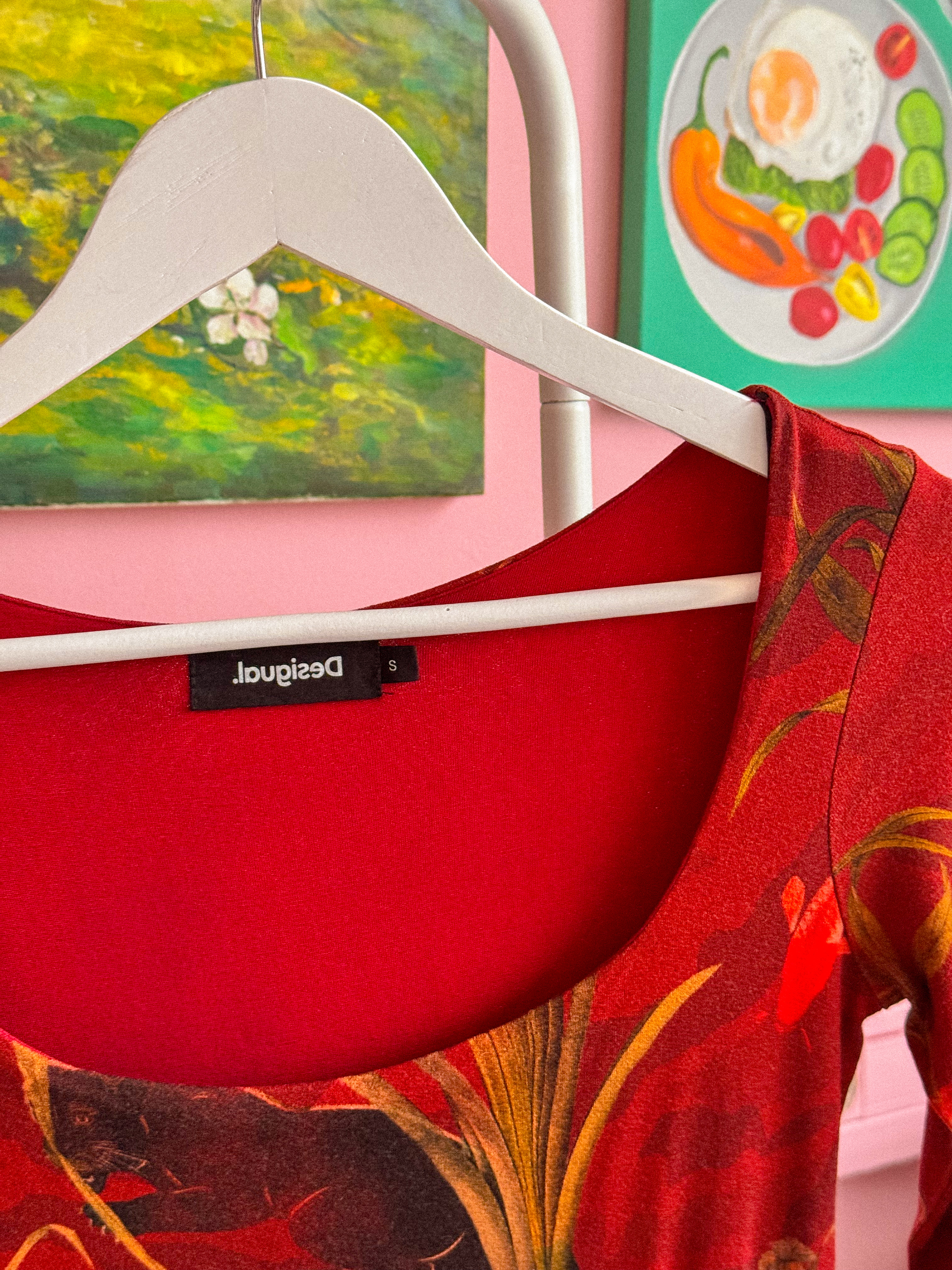 DESIGUAL midi suknelė