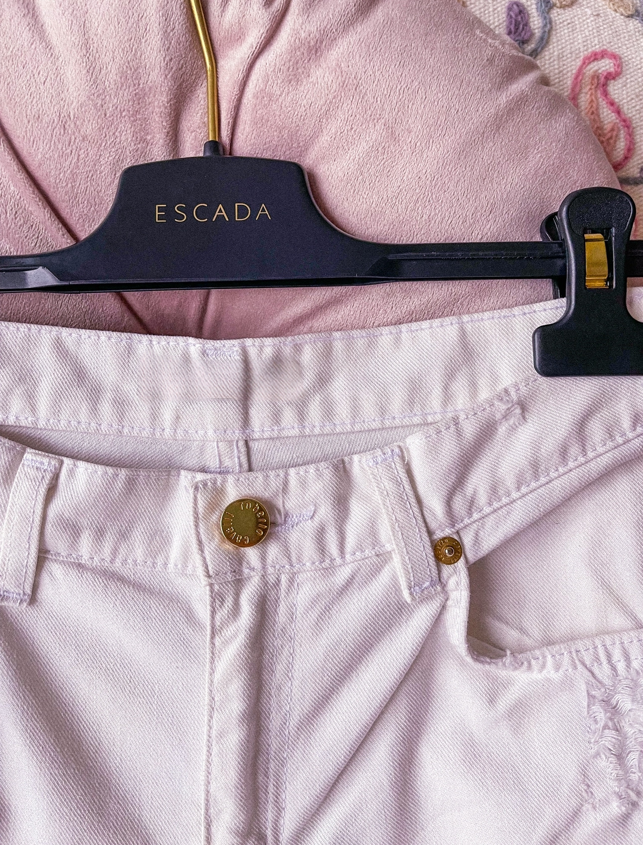 ROBERTO CAVALLI siauri džinsai