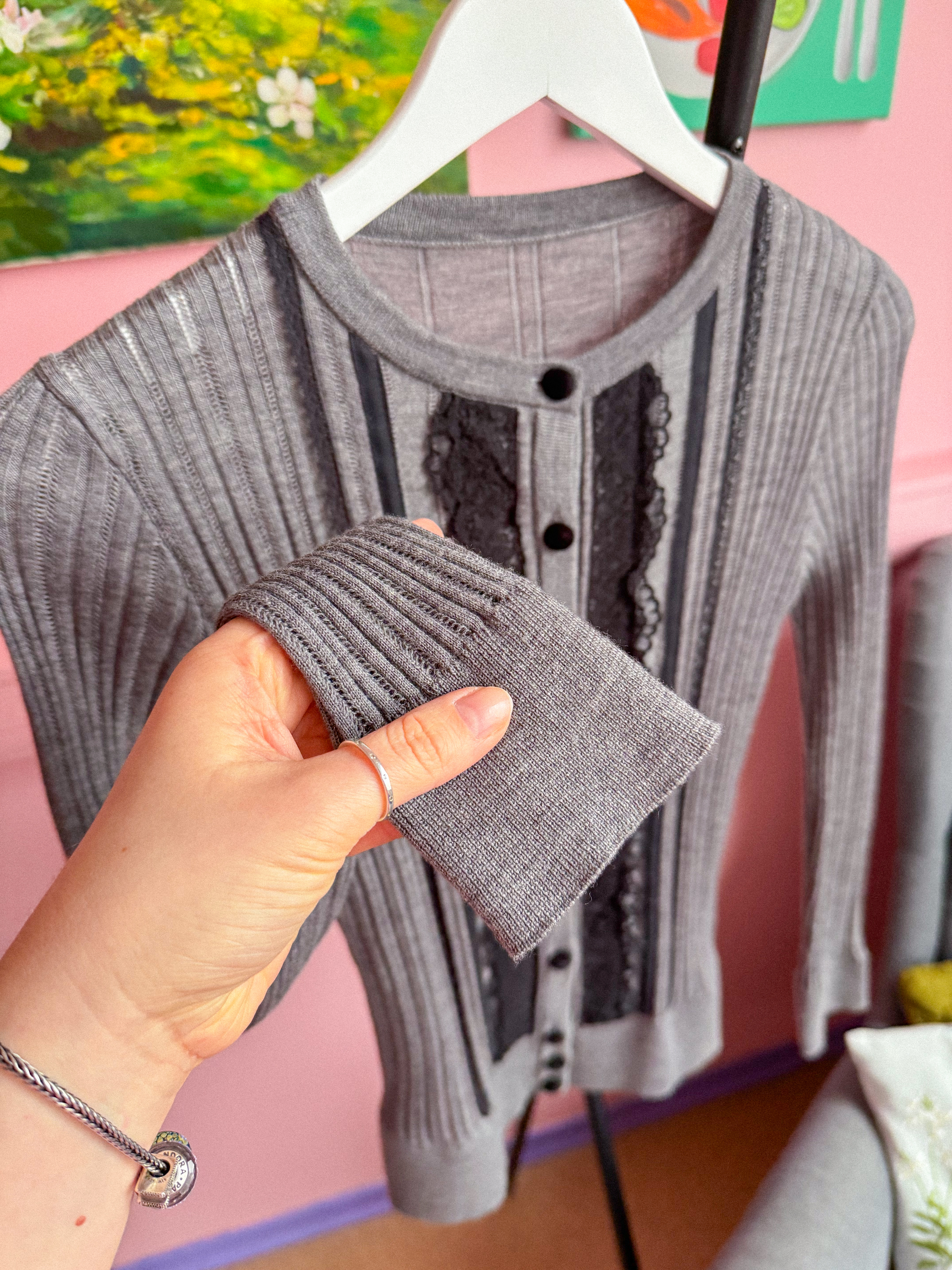 PASLAPTINGAS megztukas su nėrinukais