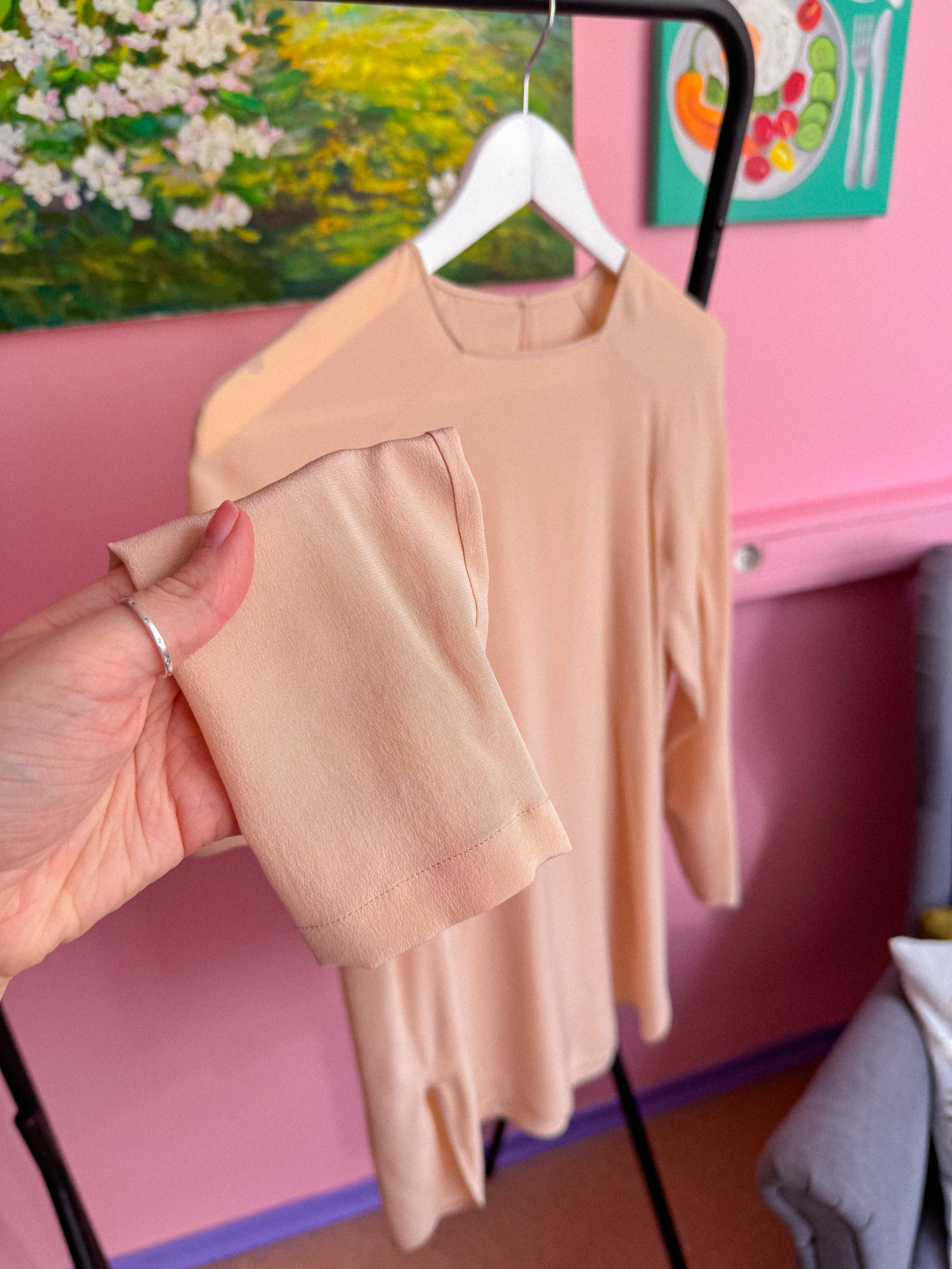 MAX MARA kreminė šilkinė palaidinė