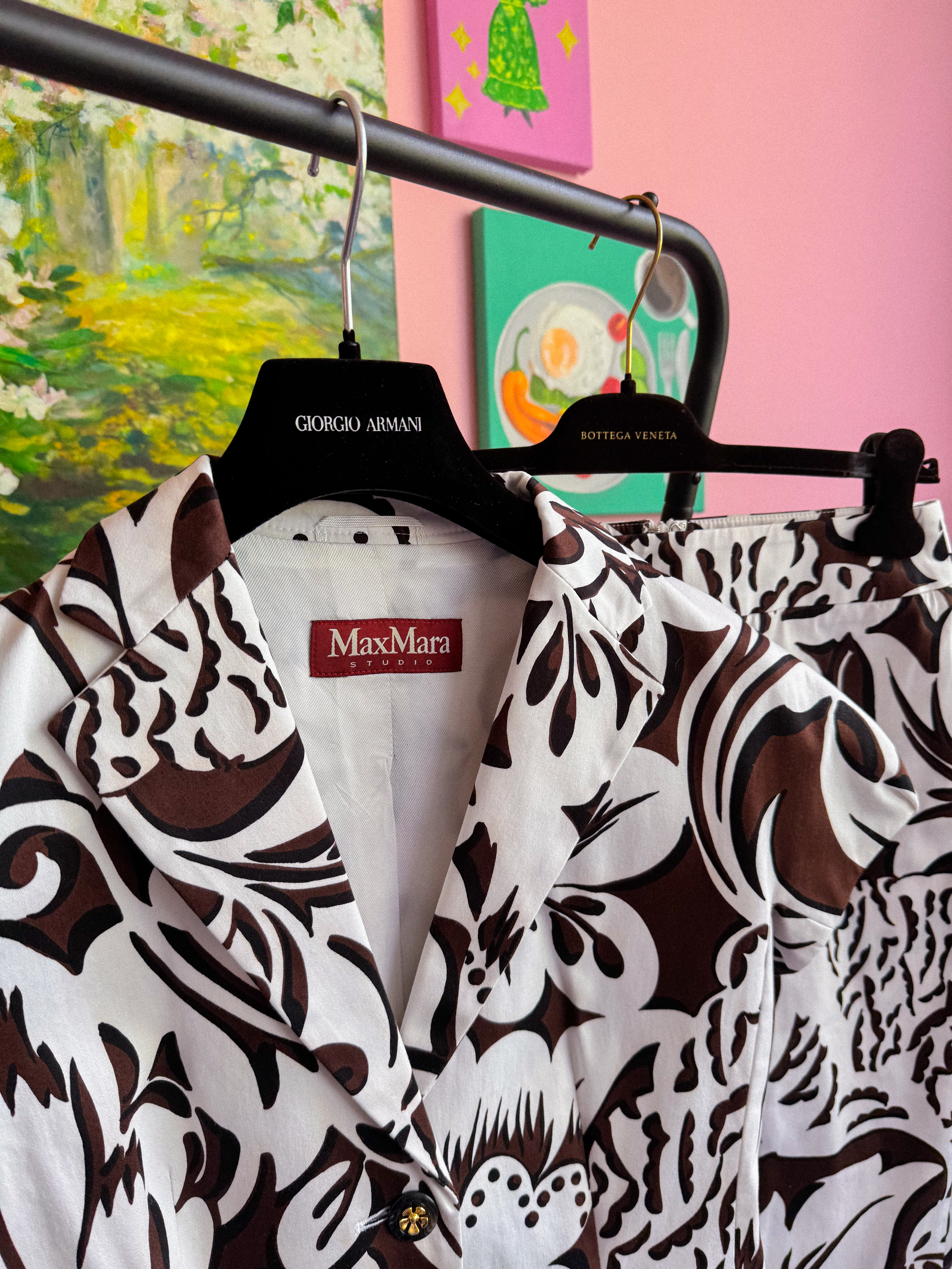 MAX MARA raštuotas kostiumėlis