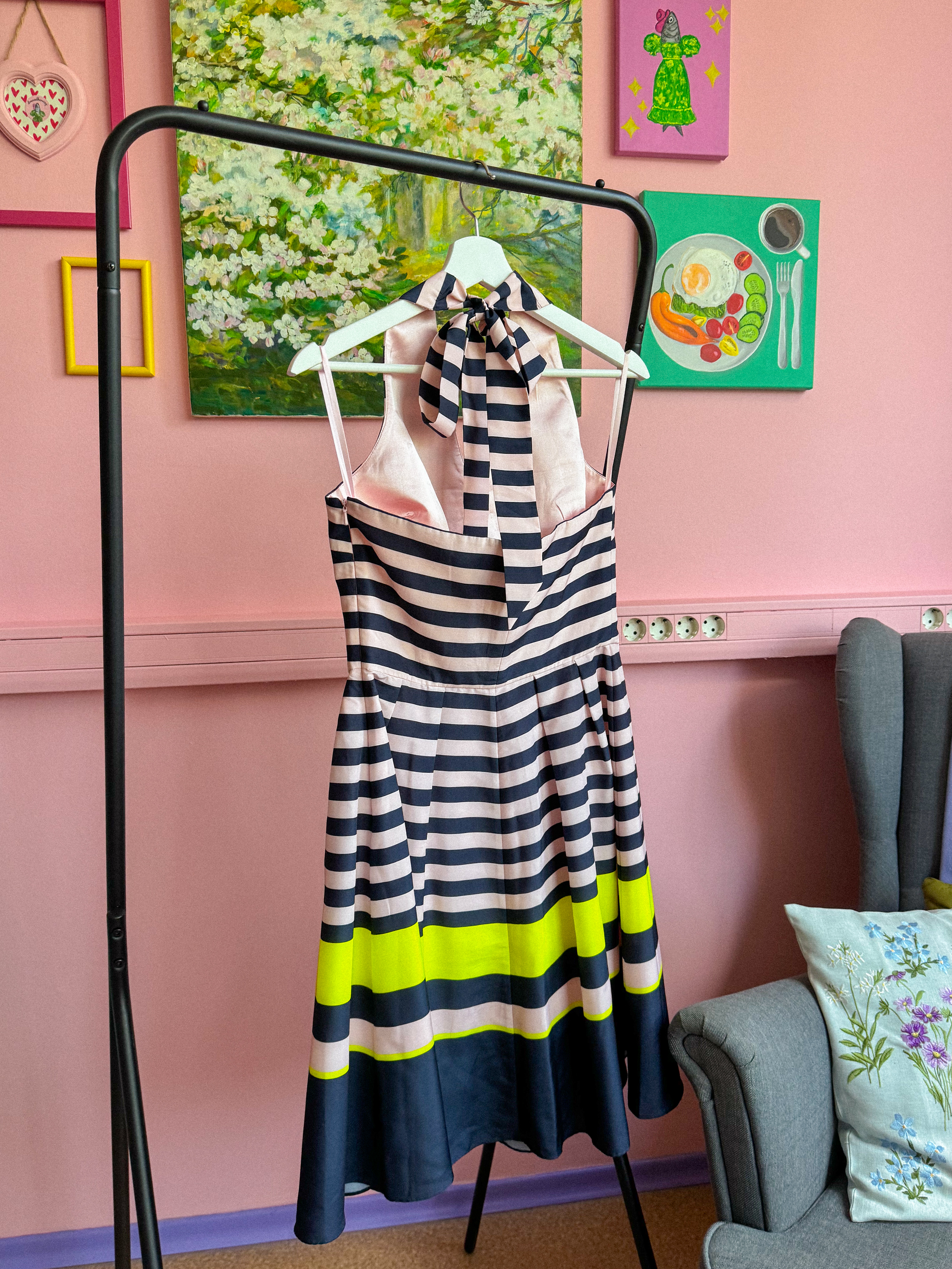 TED BAKER dryžuota suknelė