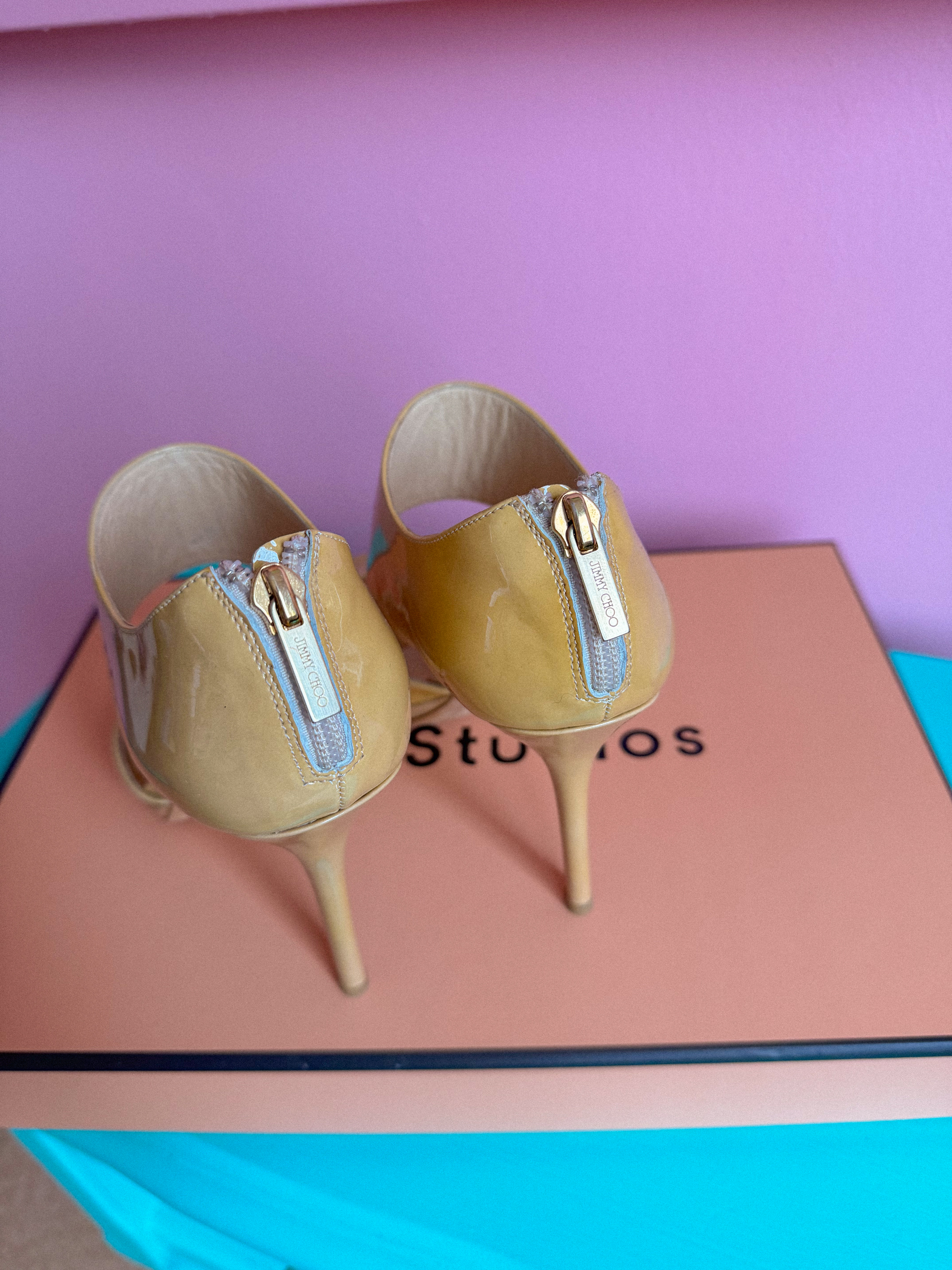 JIMMY CHOO gelsvi aukštakulniai