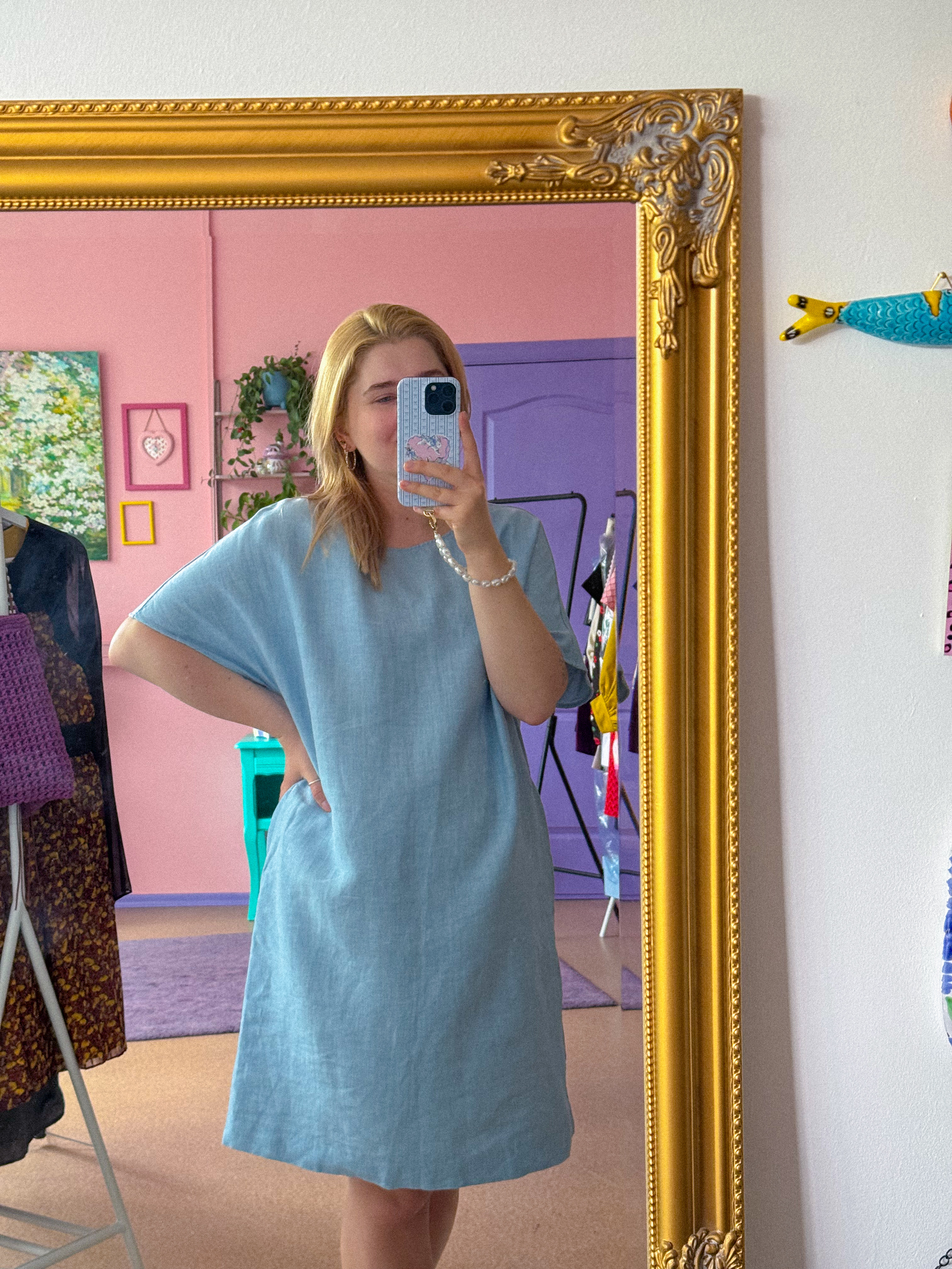 MANSUR GAVRIEL lininė suknelė