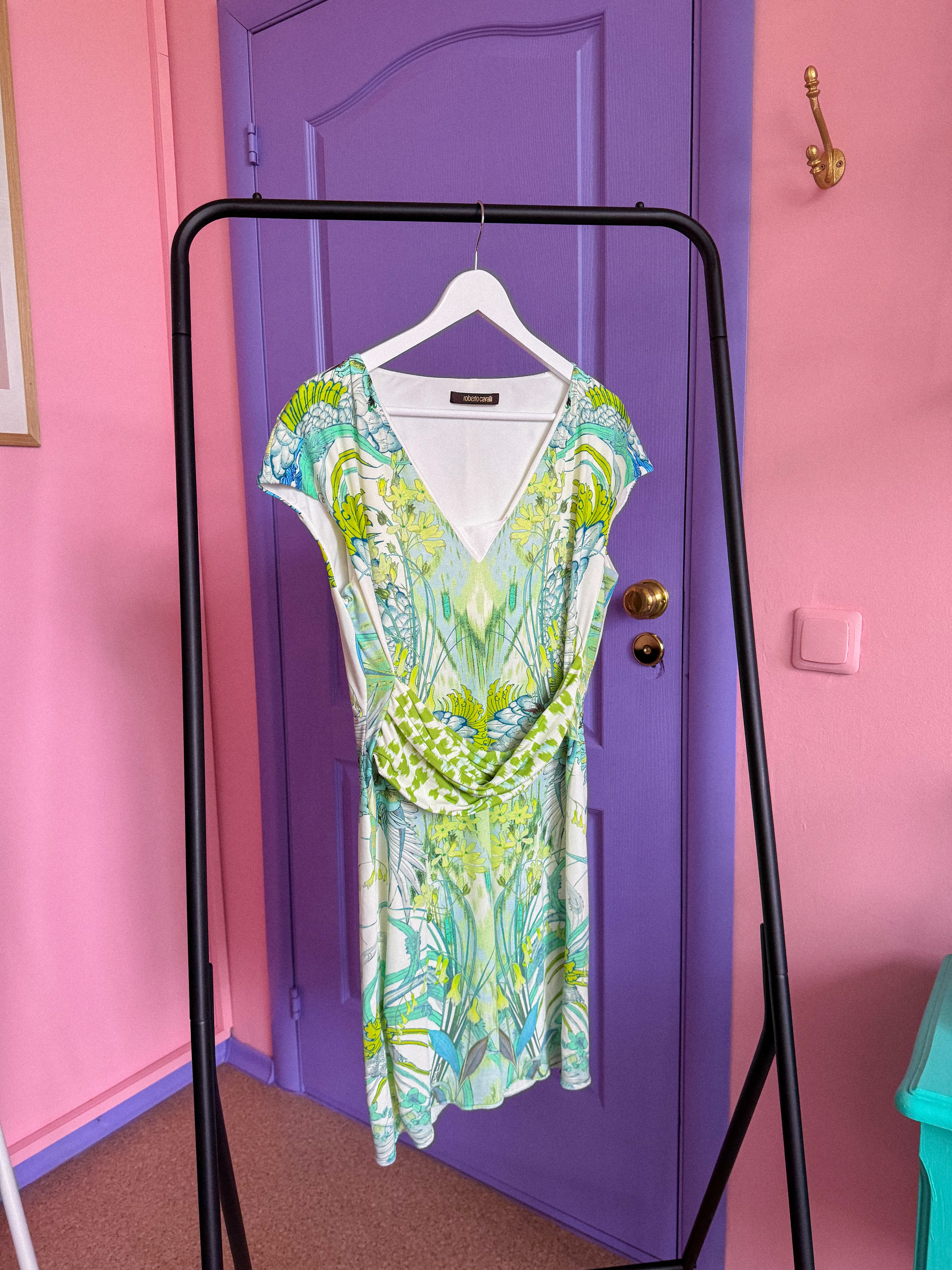 ROBERTO CAVALLI tropikų suknelė