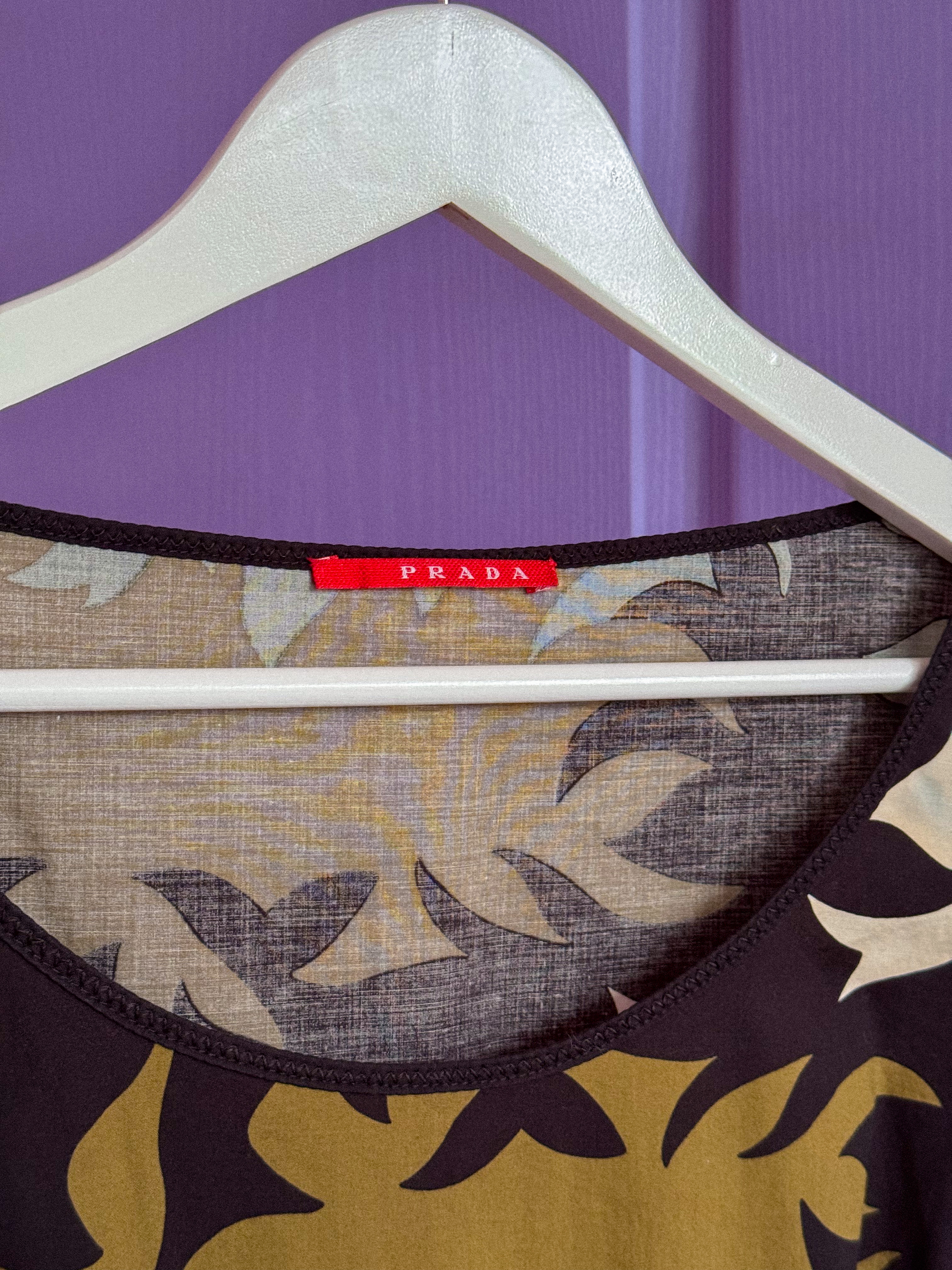 PRADA kamufliažinė suknelė