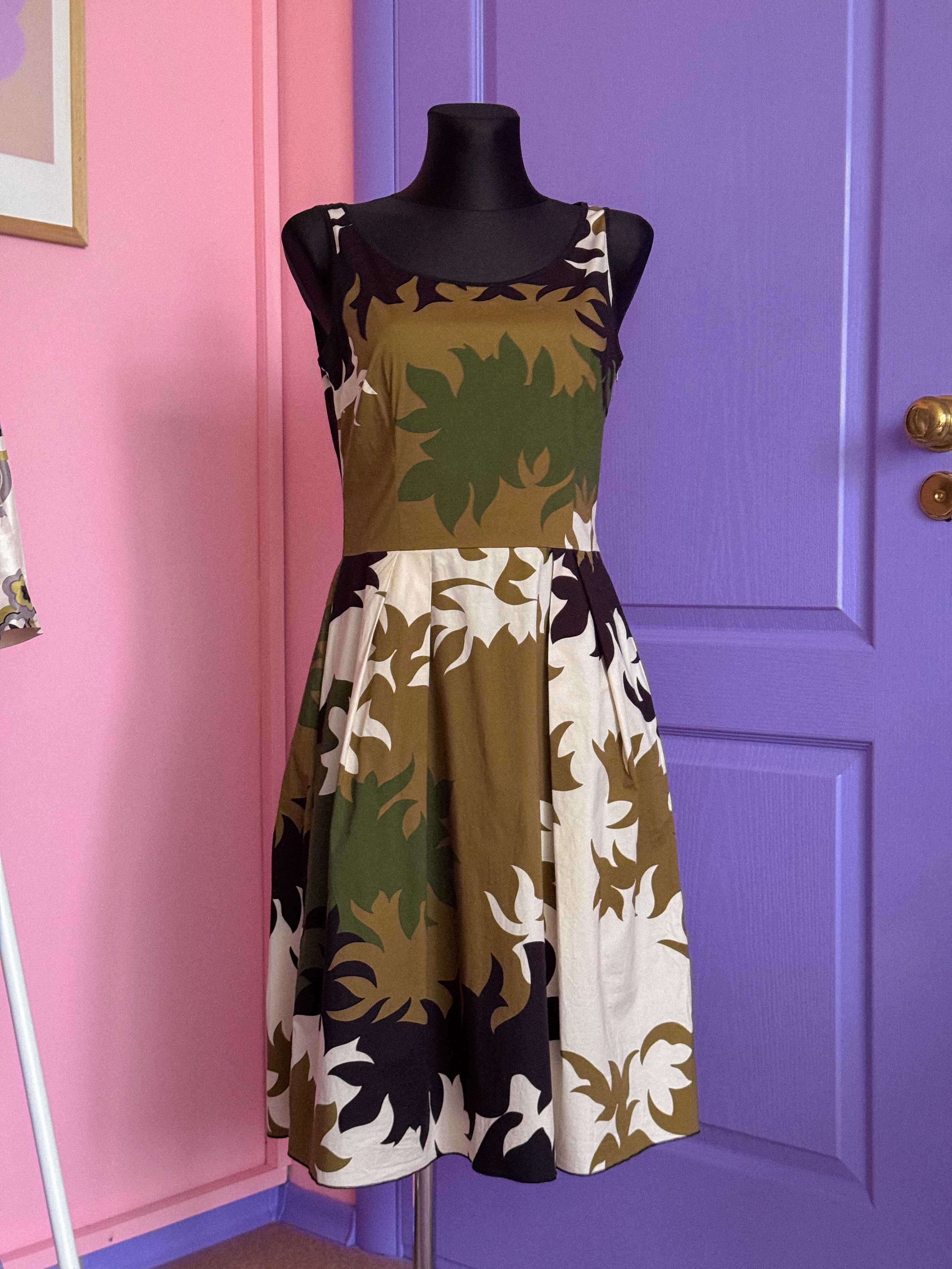 PRADA kamufliažinė suknelė