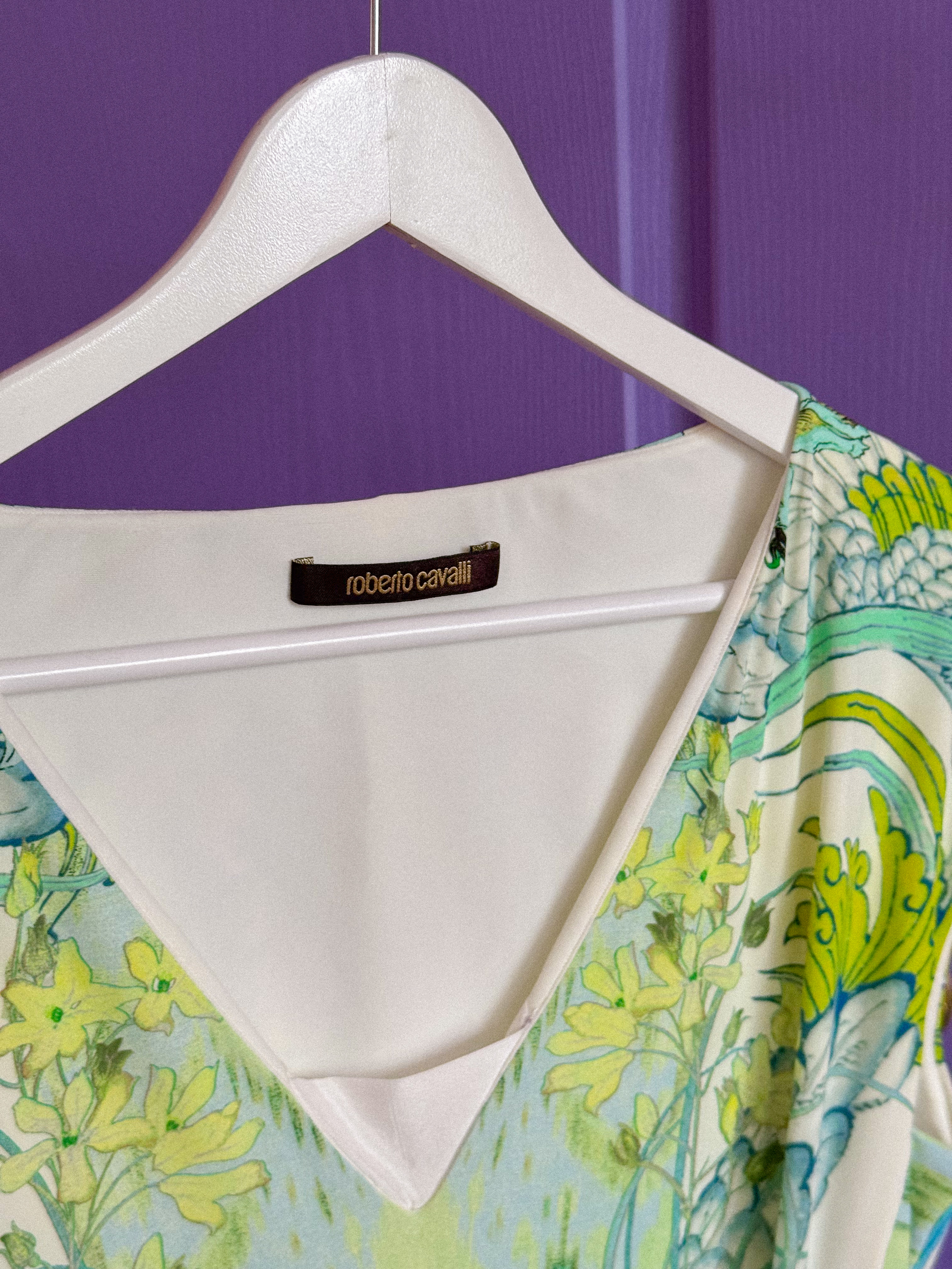 ROBERTO CAVALLI tropikų suknelė