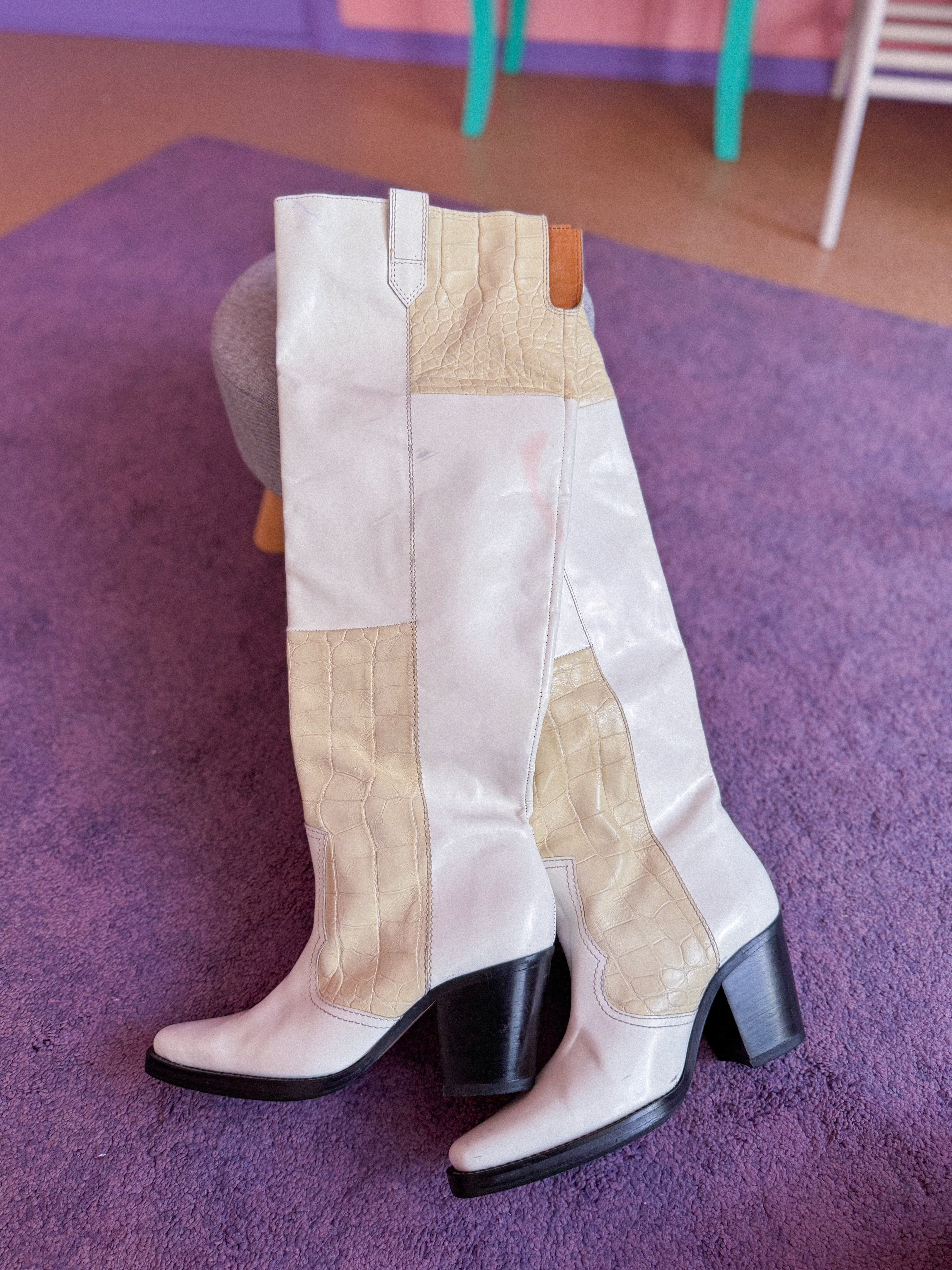 GANNI kaubojiški ilgaauliai