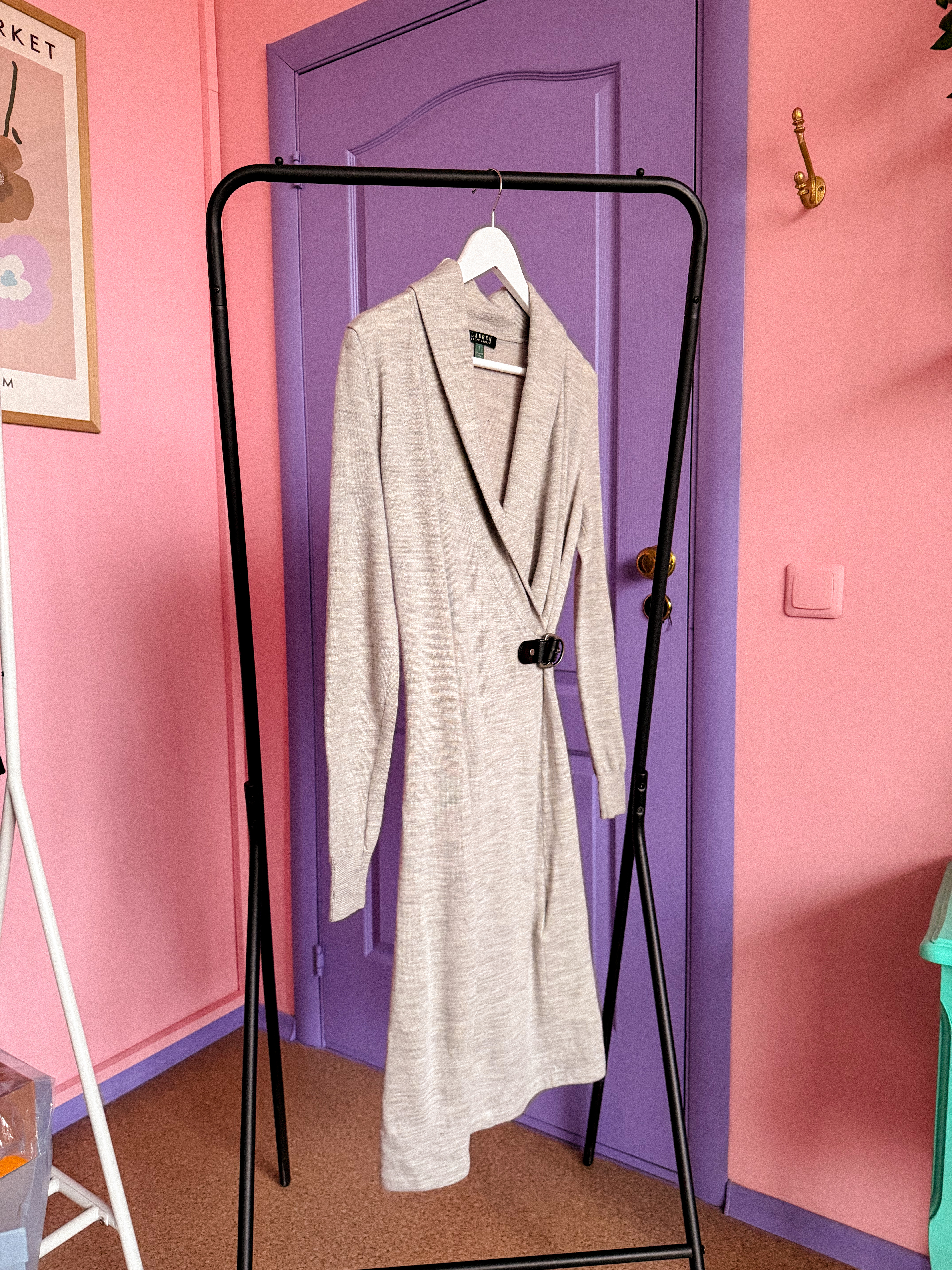 RALPH LAUREN merino vilnos suknelė