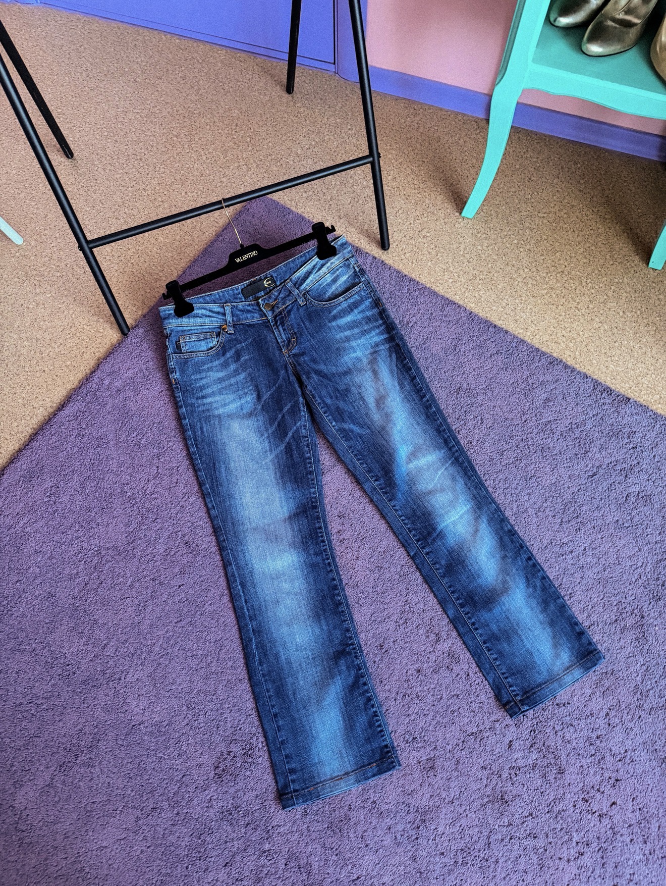 ROBERTO CAVALLI stilingi džinsai