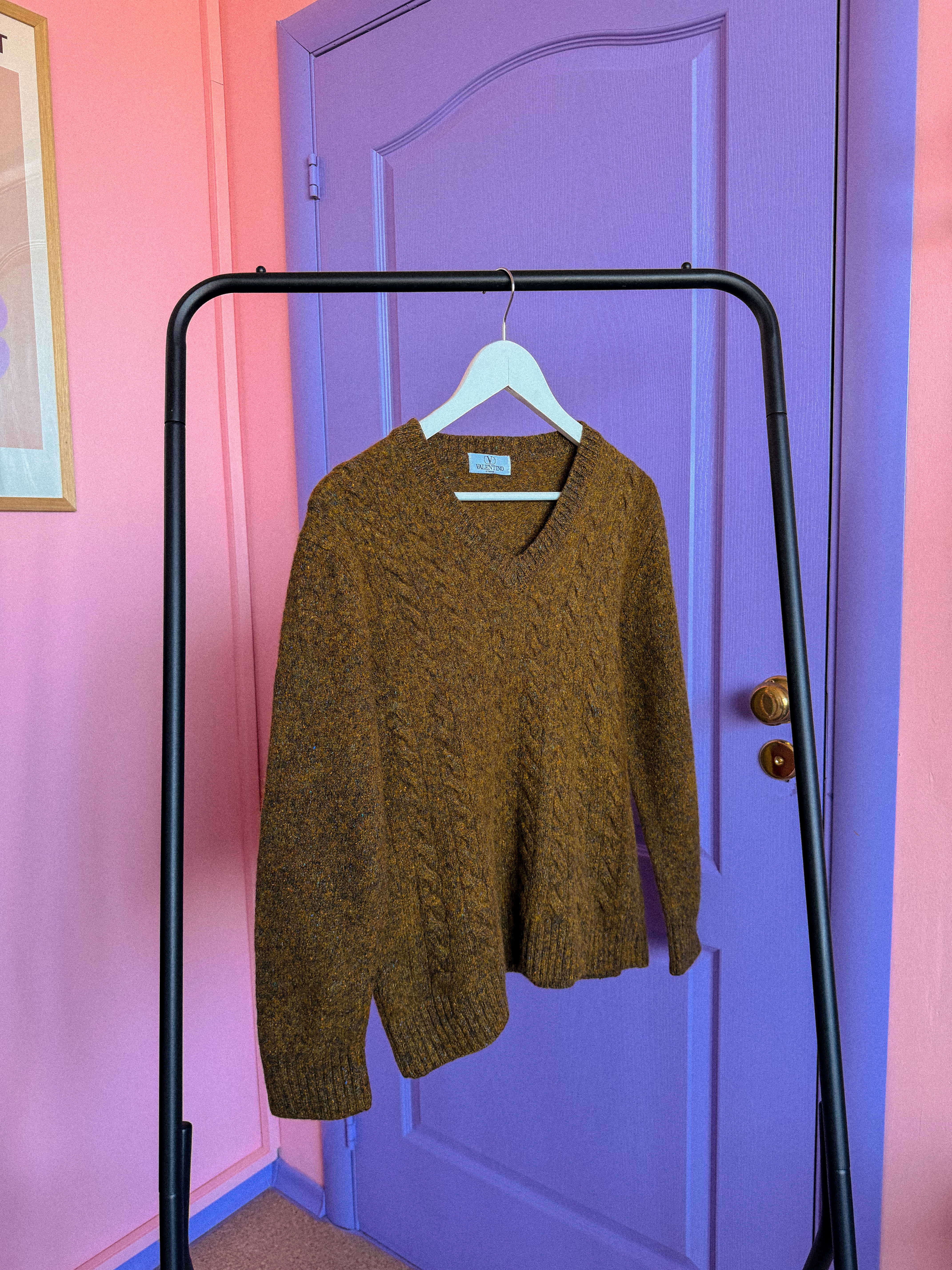 VALENTINO vintažinis vilnos megztinis