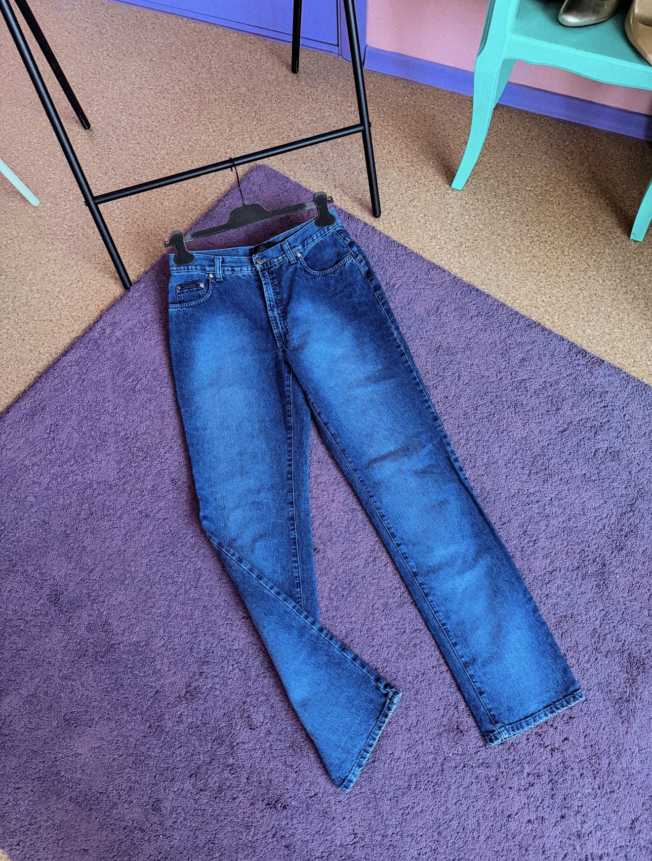 VALENTINO mėlyni džinsai