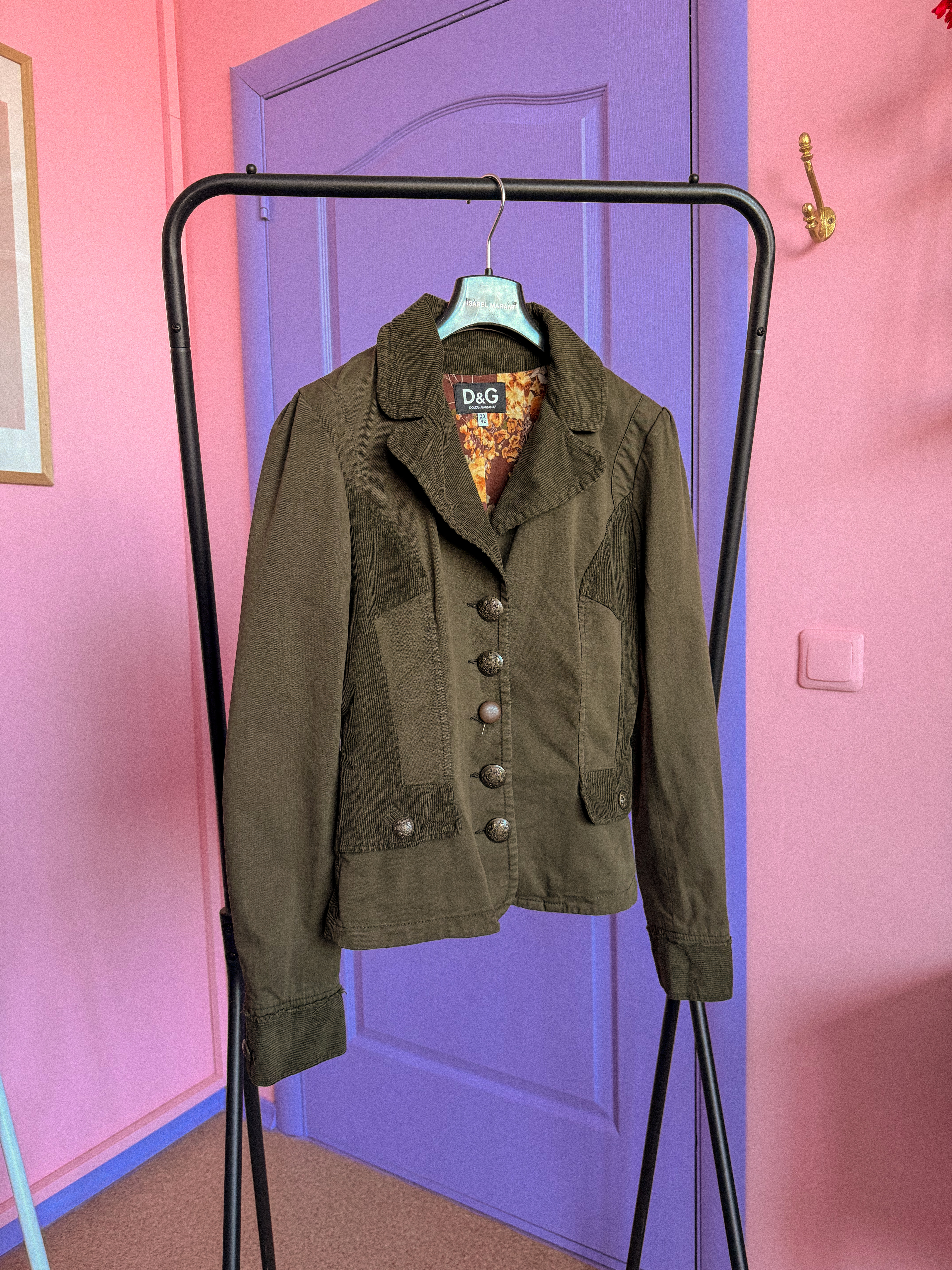 DOLCE & GABBANA chaki švarkas