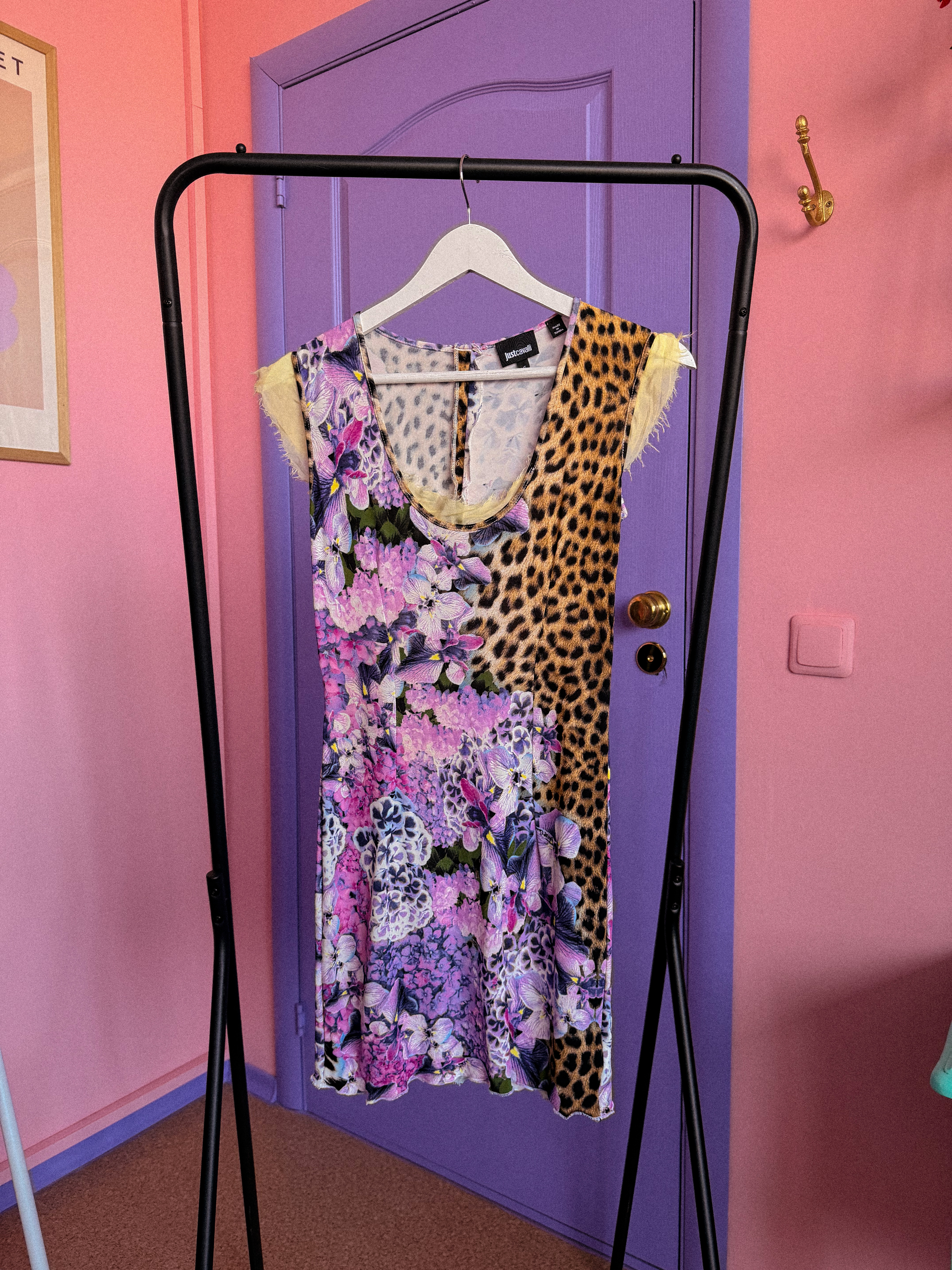 ROBERTO CAVALLI raštuota suknelė