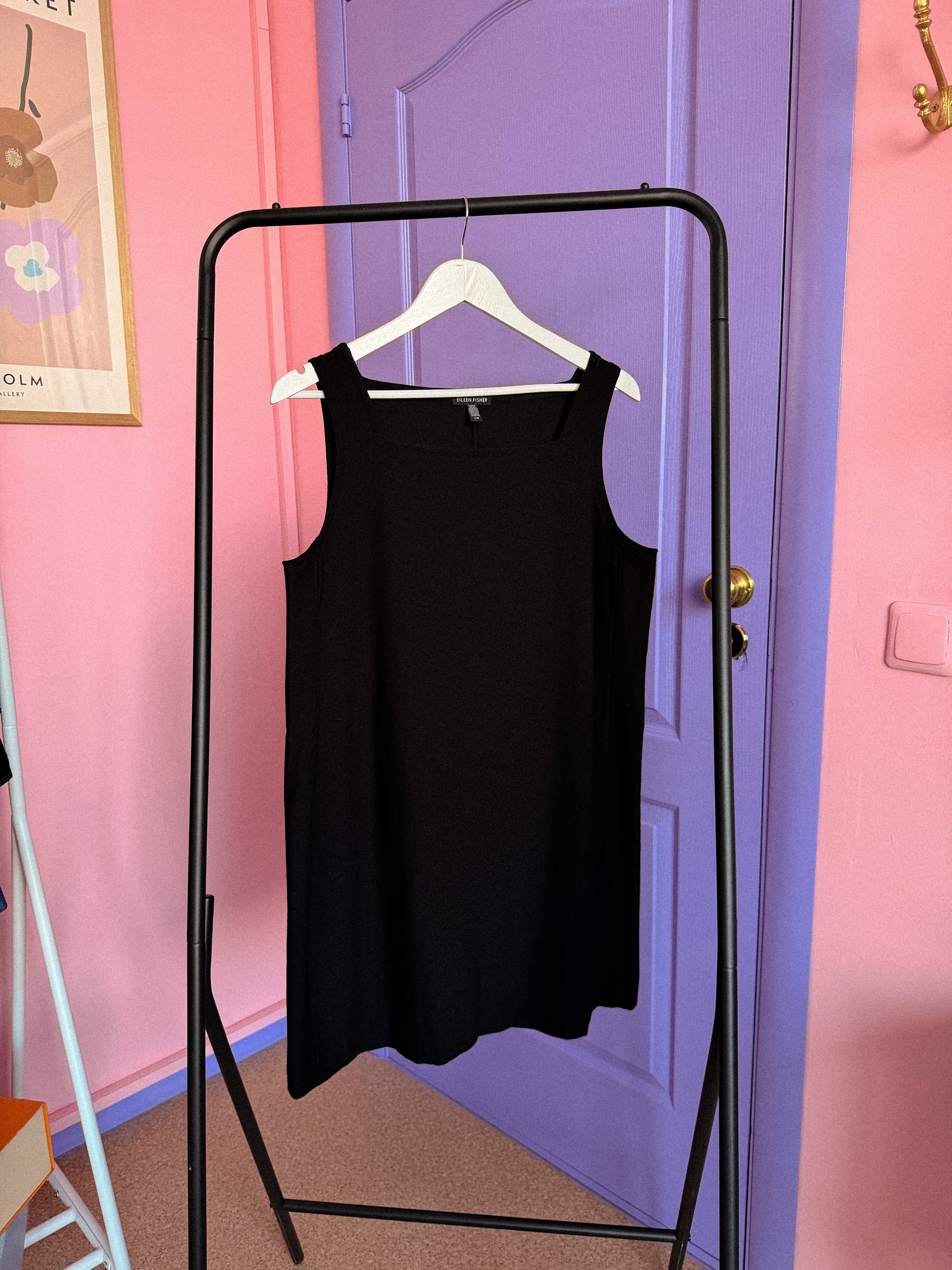 EILEEN FISHER juodas sarafanas