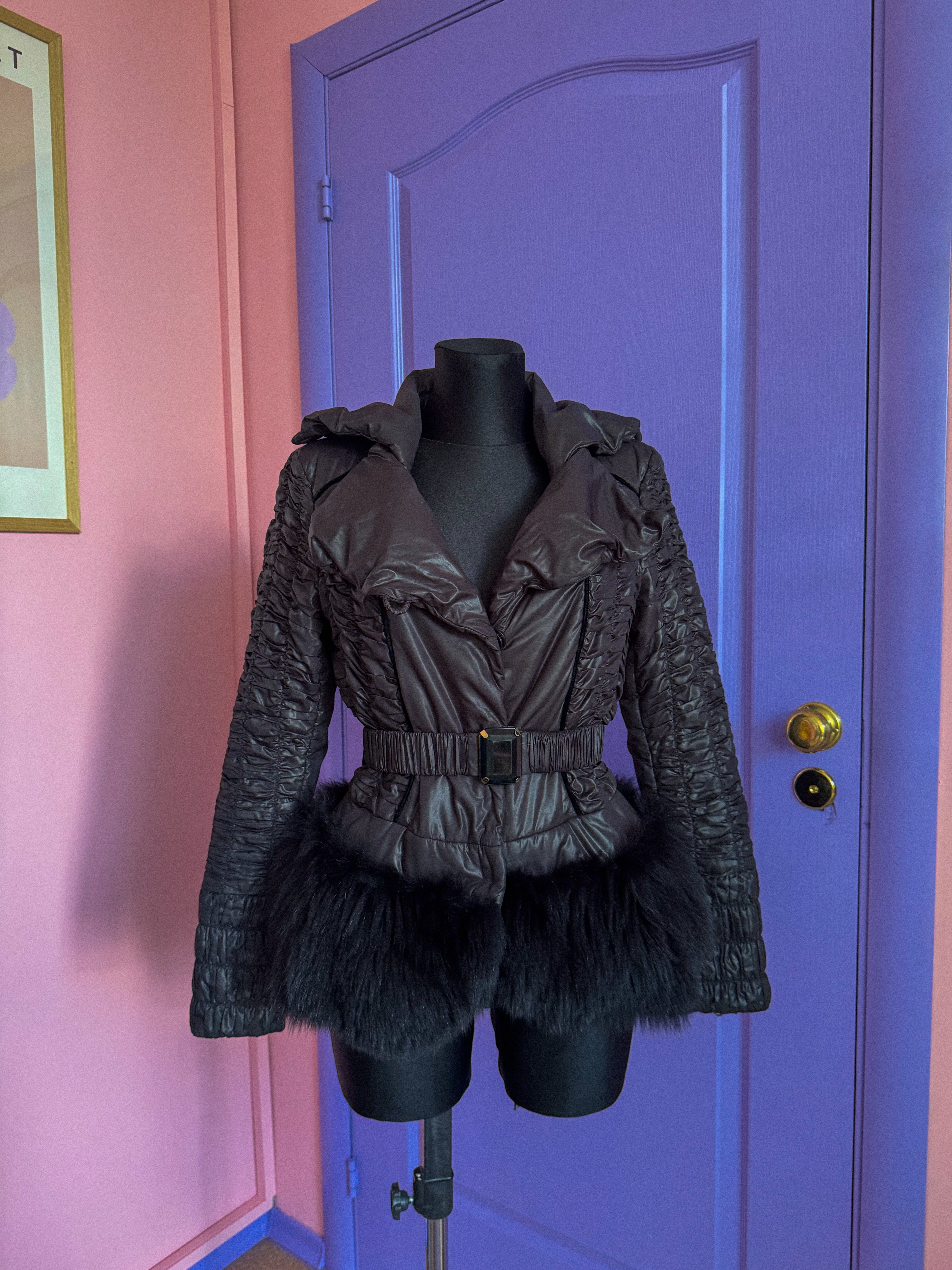 ROBERTO CAVALLI striukė su kailiu