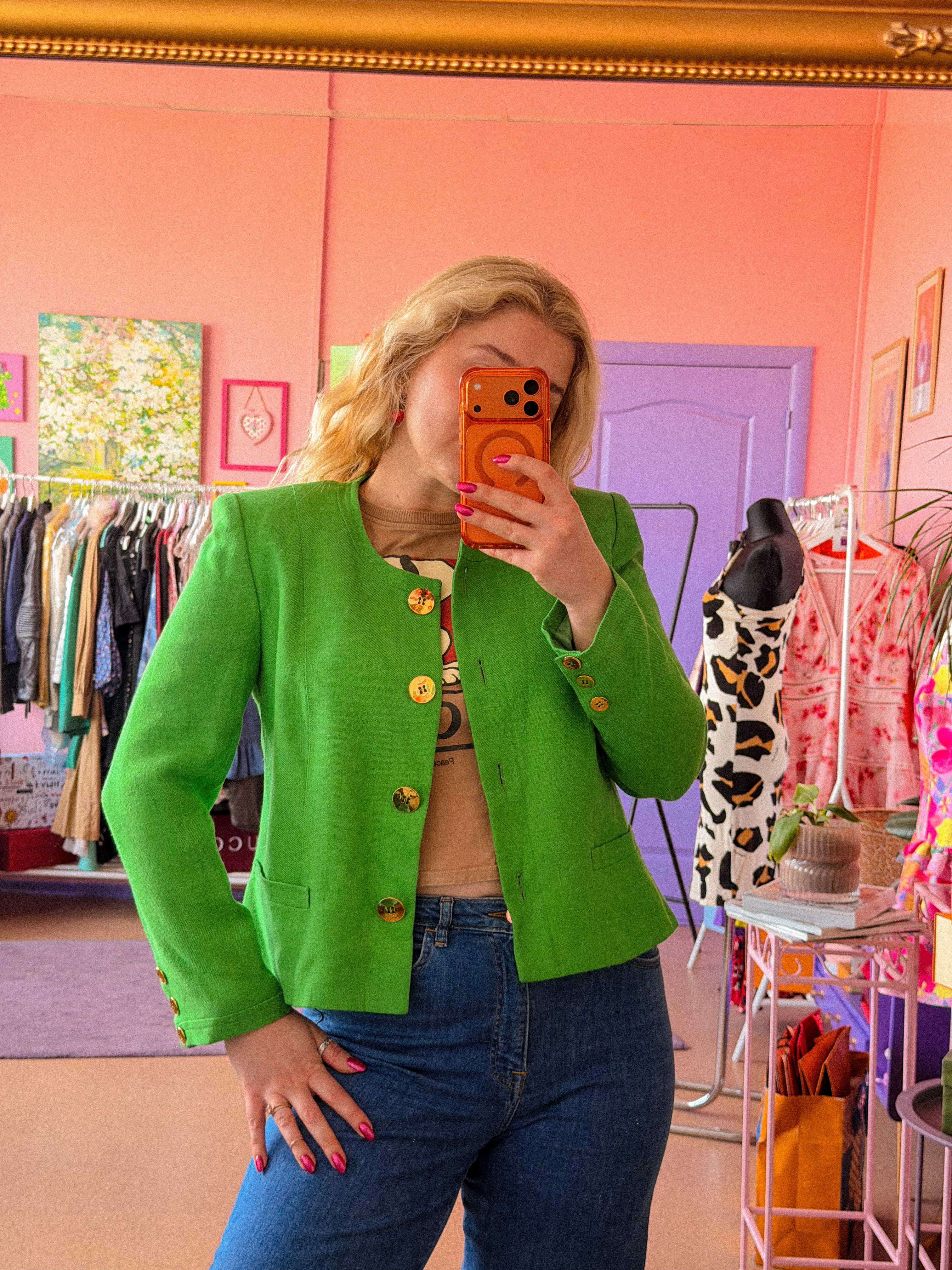 AQUASCUTUM žalias švarkas