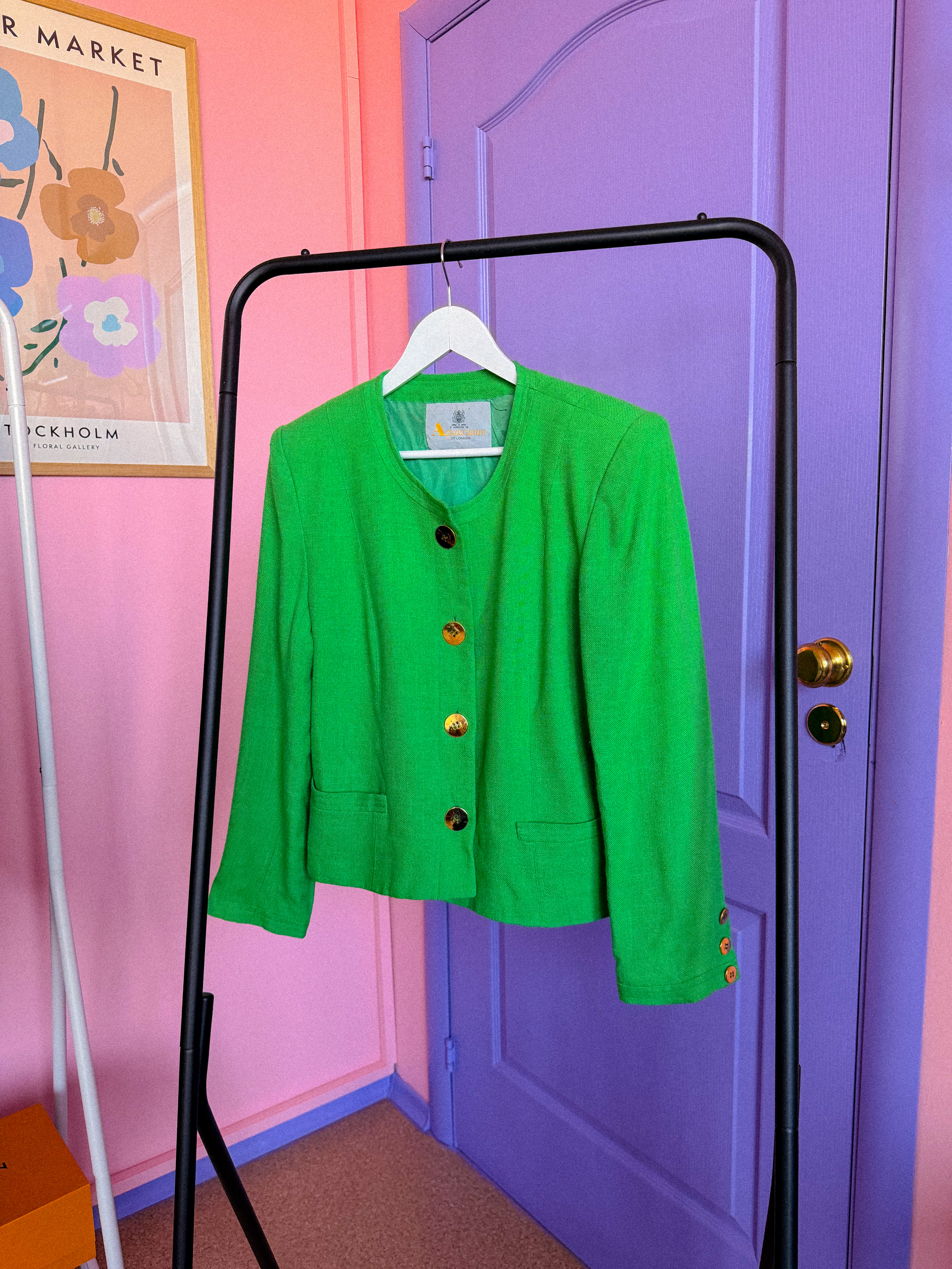 AQUASCUTUM žalias švarkas