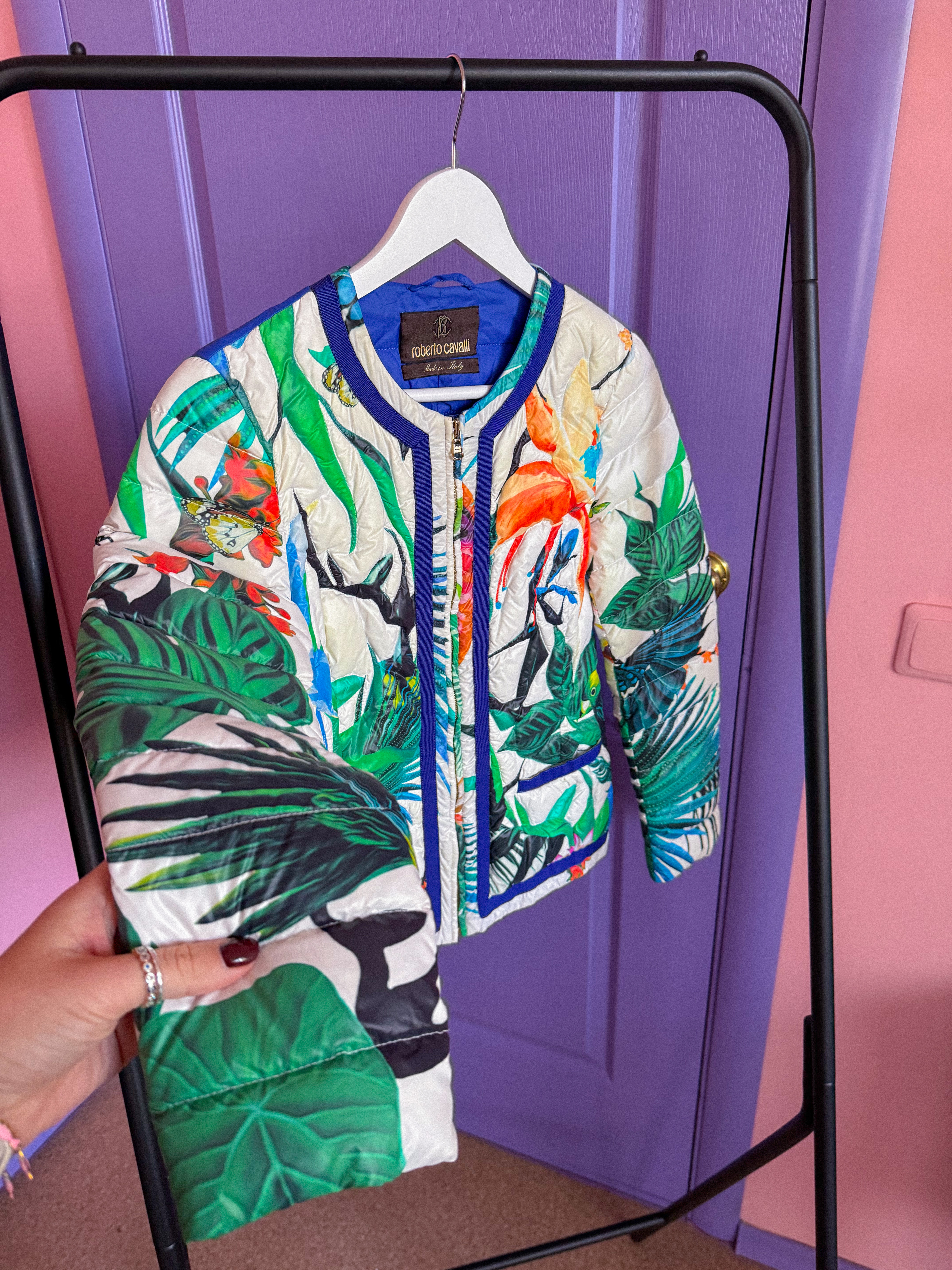ROBERTO CAVALLI tropikų striukė